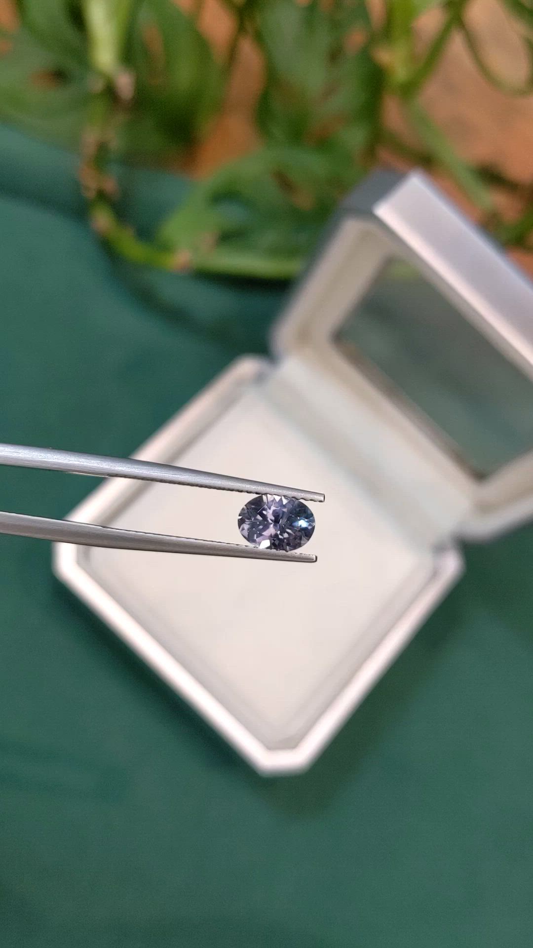 1.13 Ct. Color Change Sapphire from Montana Size Video