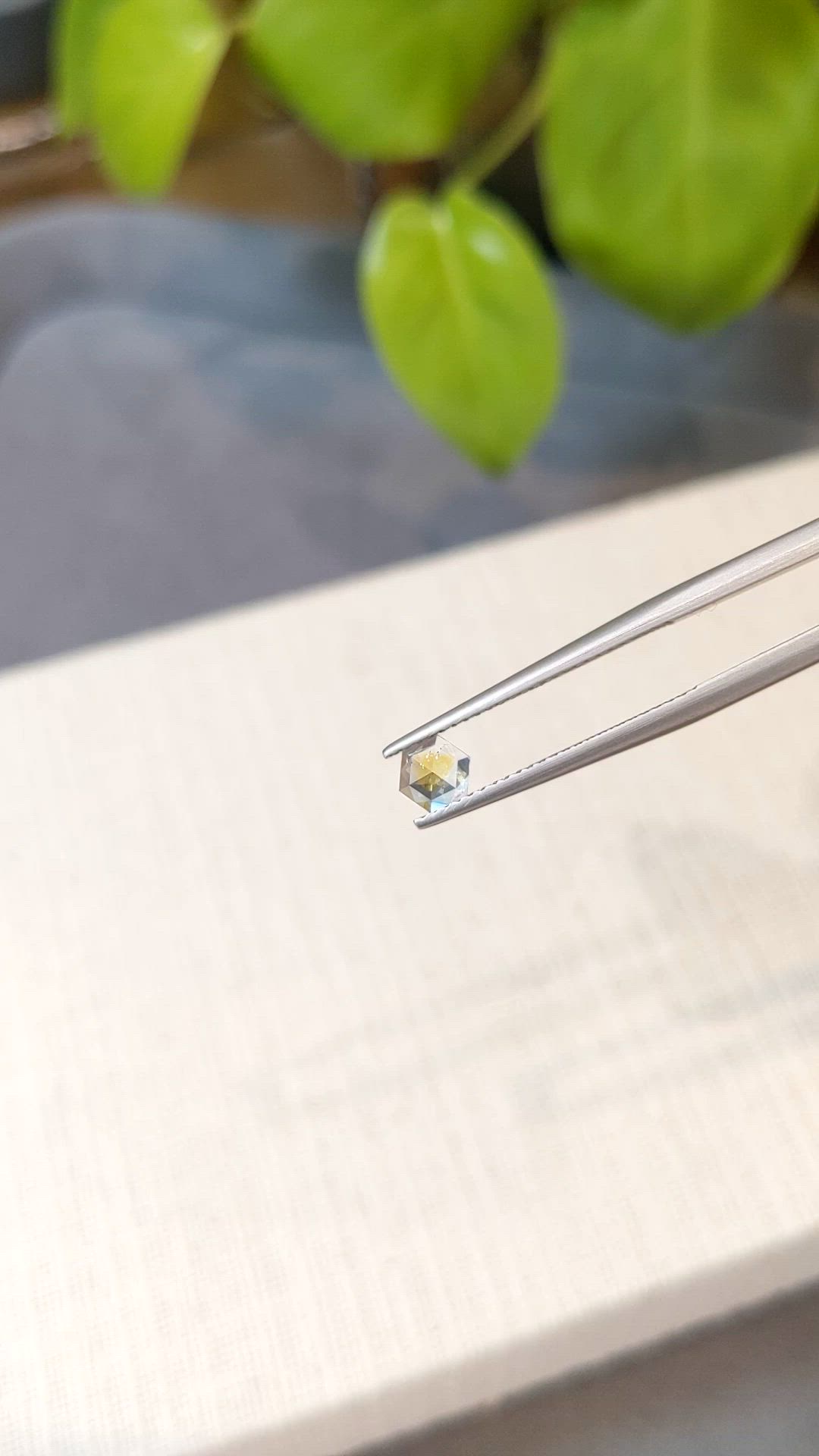 0.48 Ct. Yellow Sapphire from Montana Size Video