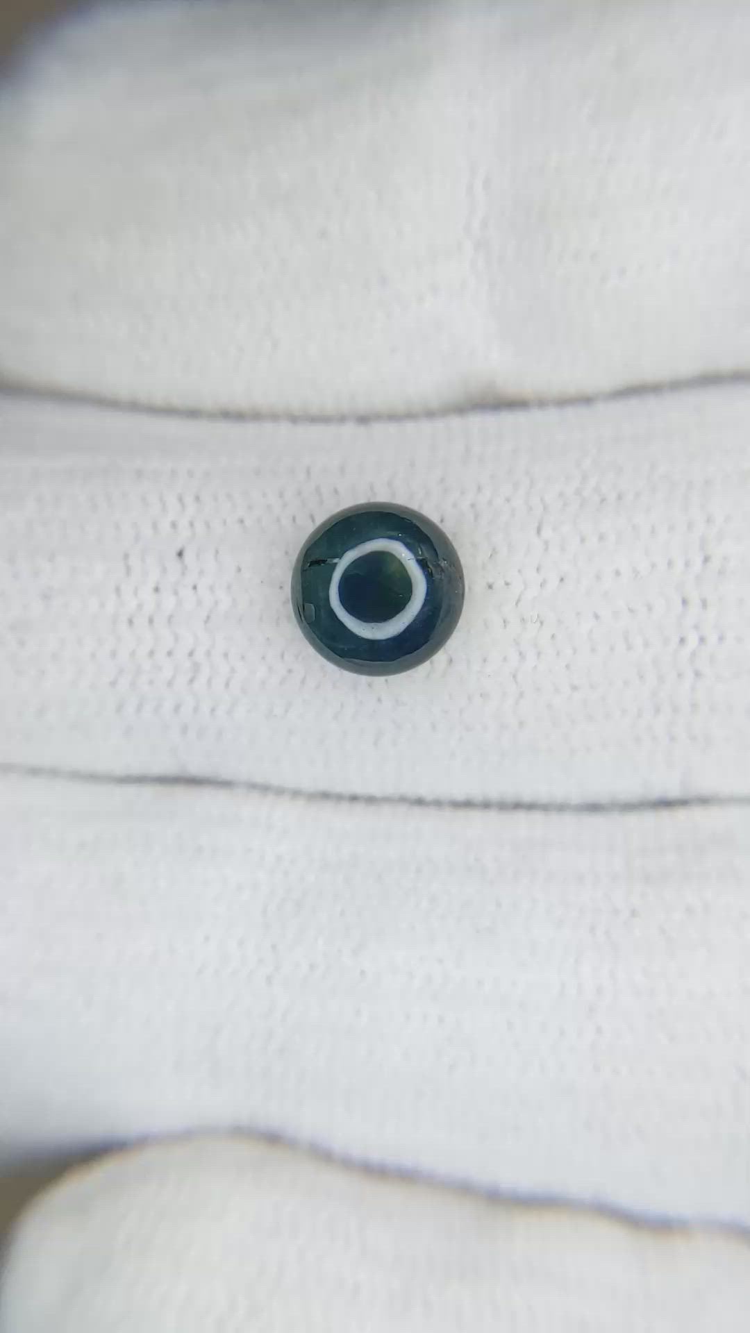 1.97 Ct. Blue Cabochon Sapphire from Montana Size Video