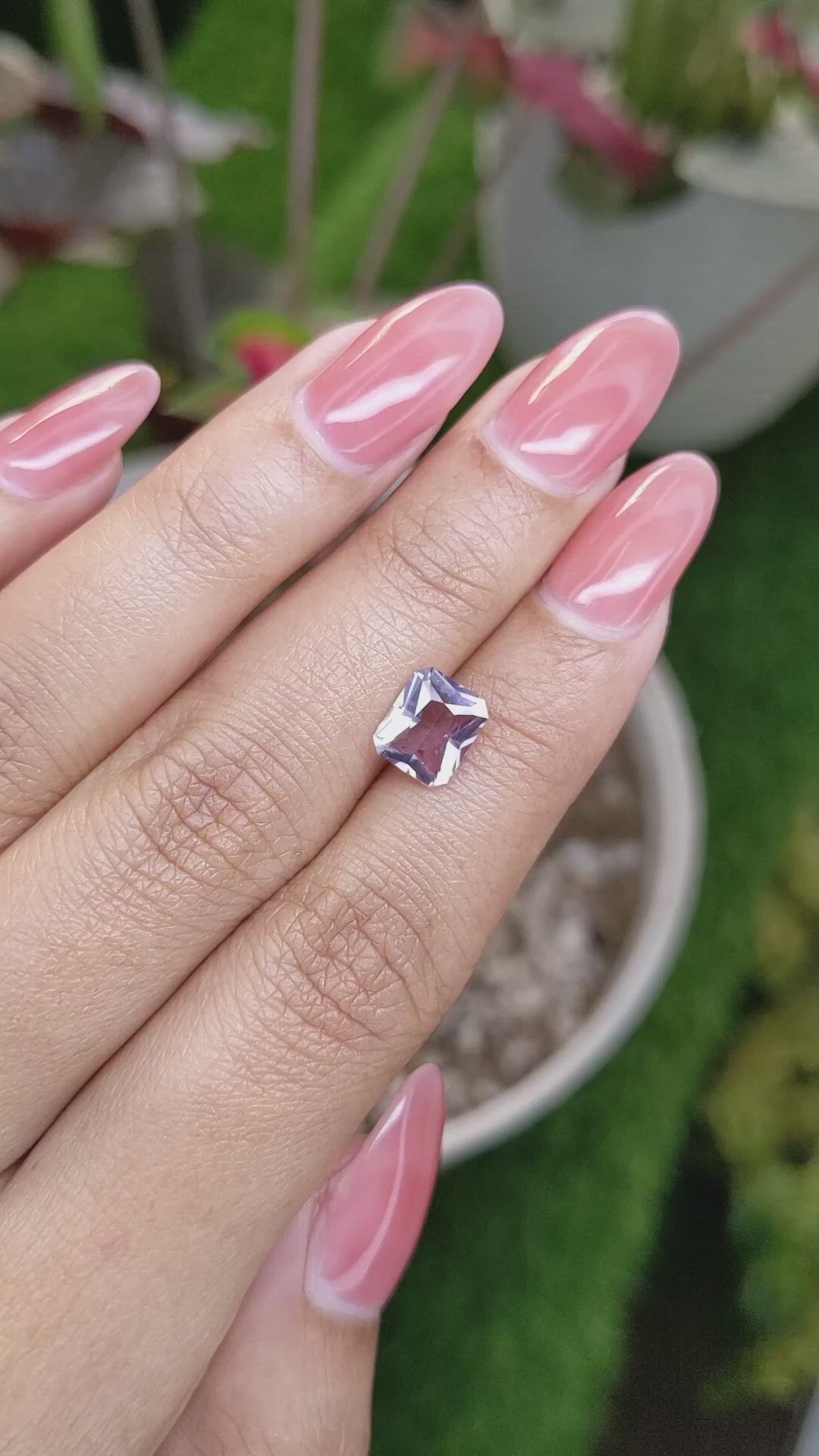 1.83 Ct. Pink Sapphire from Ceylon (Sri Lanka) Size Video