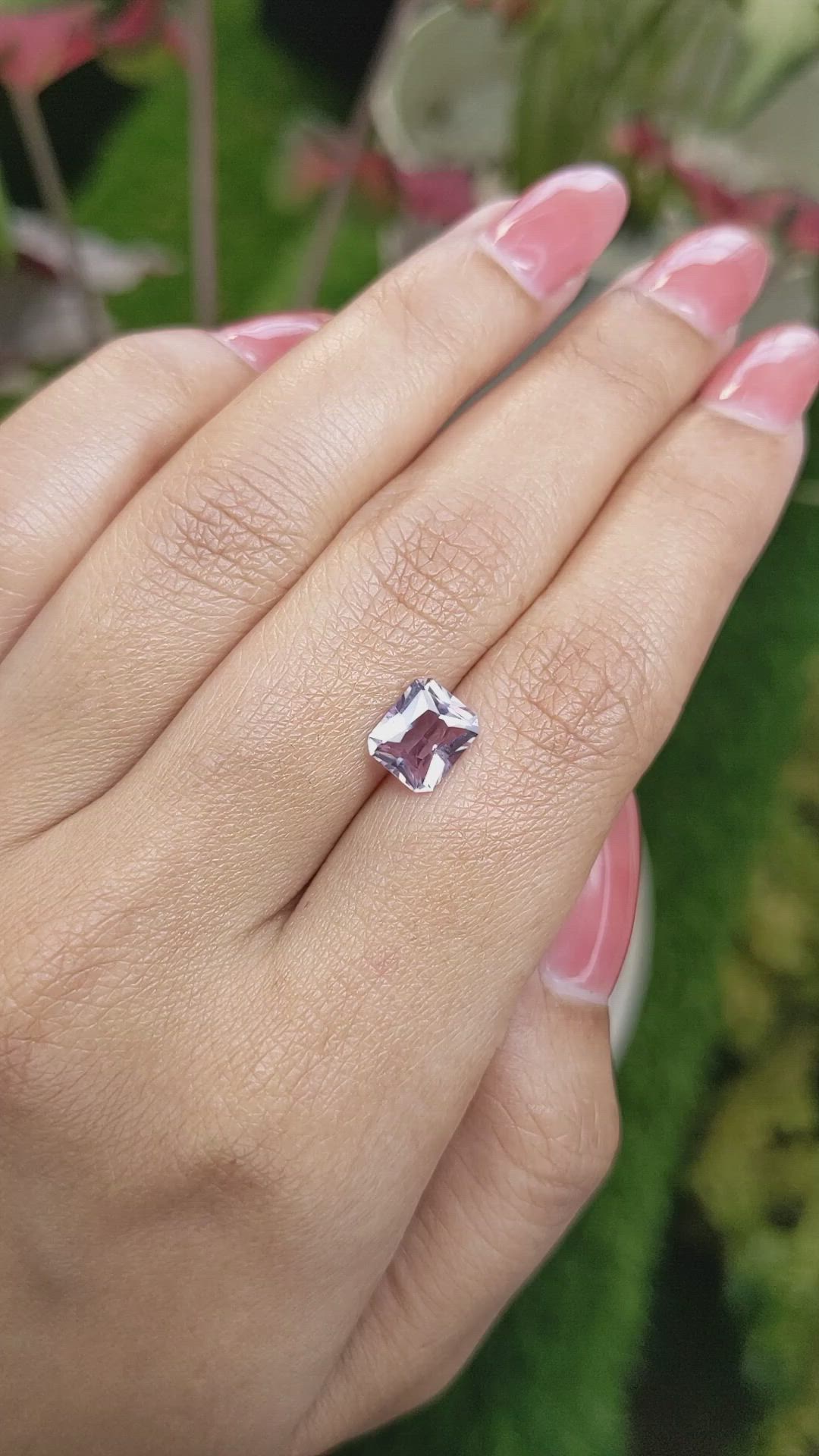 1.83 Ct. Pink Sapphire from Ceylon (Sri Lanka) Size Video