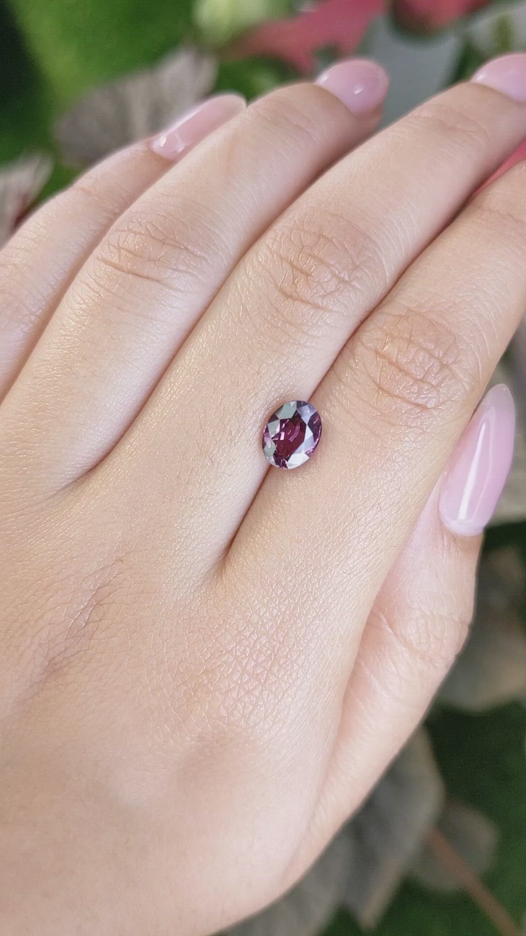 1.75 Ct. Pink Sapphire from Ceylon (Sri Lanka) Size Video