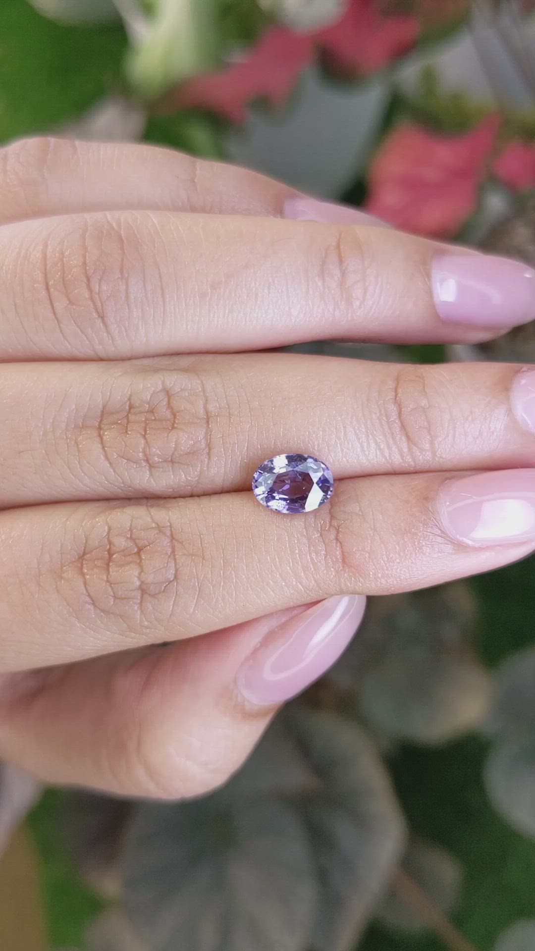 2.05 Ct. Purple Sapphire from Ceylon (Sri Lanka) Size Video