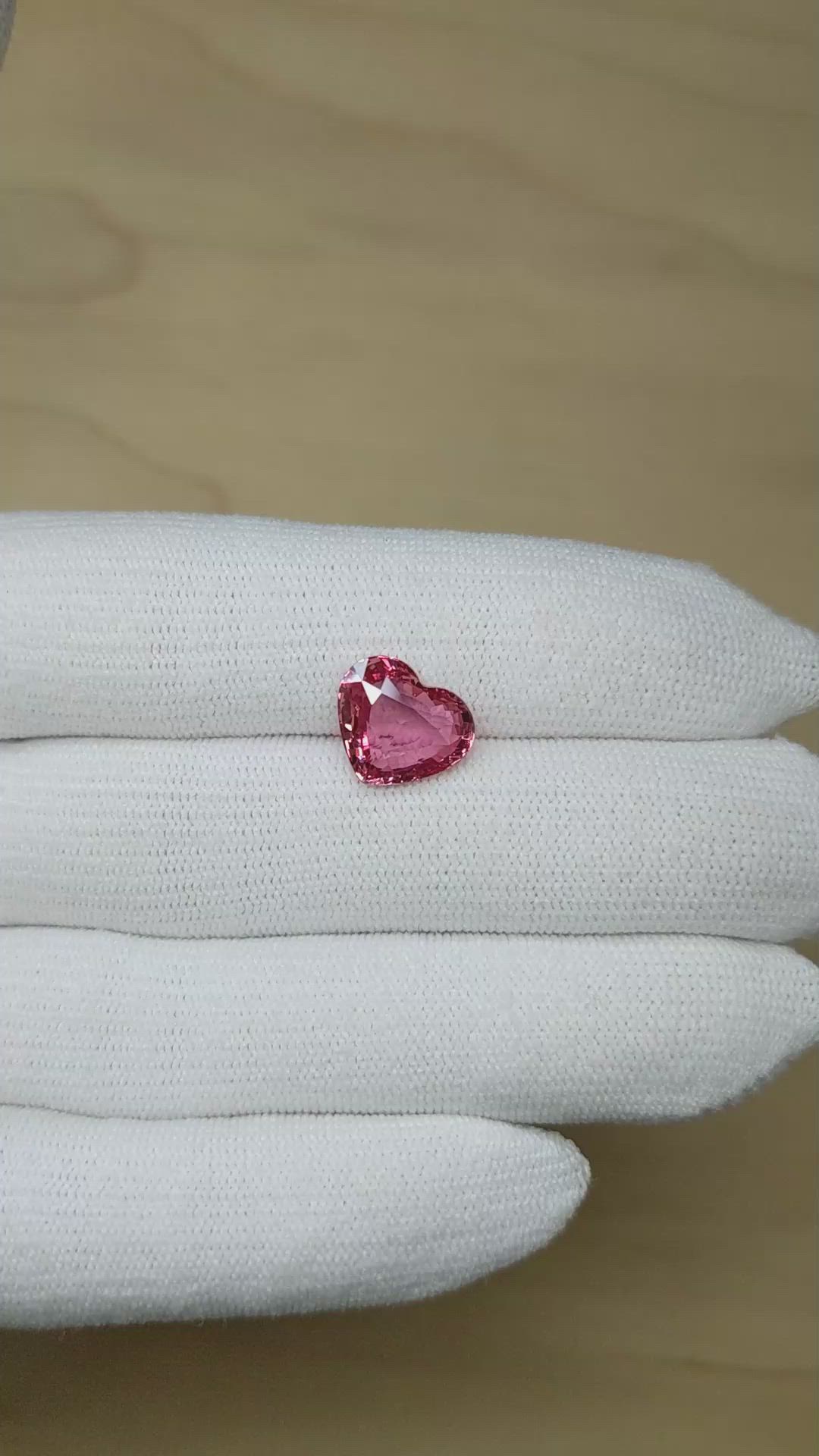 5.02 Ct. Padparadscha Sapphire from Madagascar Size Video