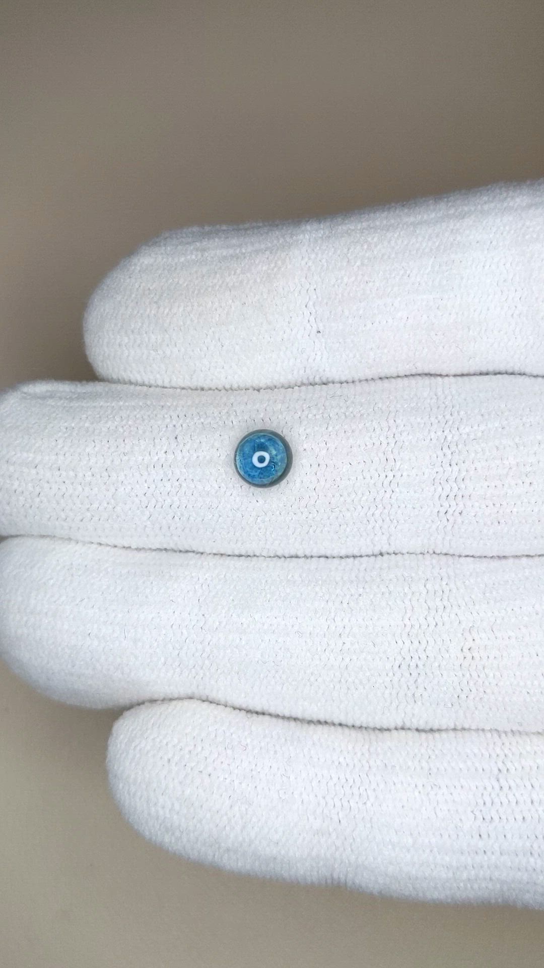 1.22 Ct. Greenish Blue Cabochon Sapphire from Montana Size Video