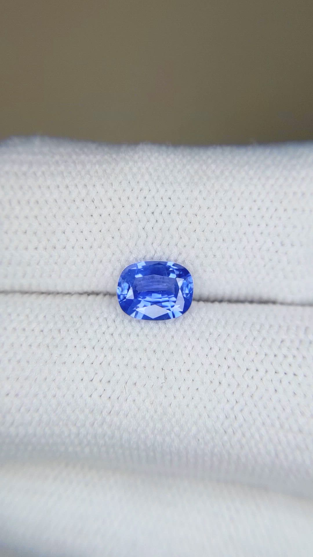 1.19 Ct. Blue Sapphire from Ceylon (Sri Lanka) Size Video