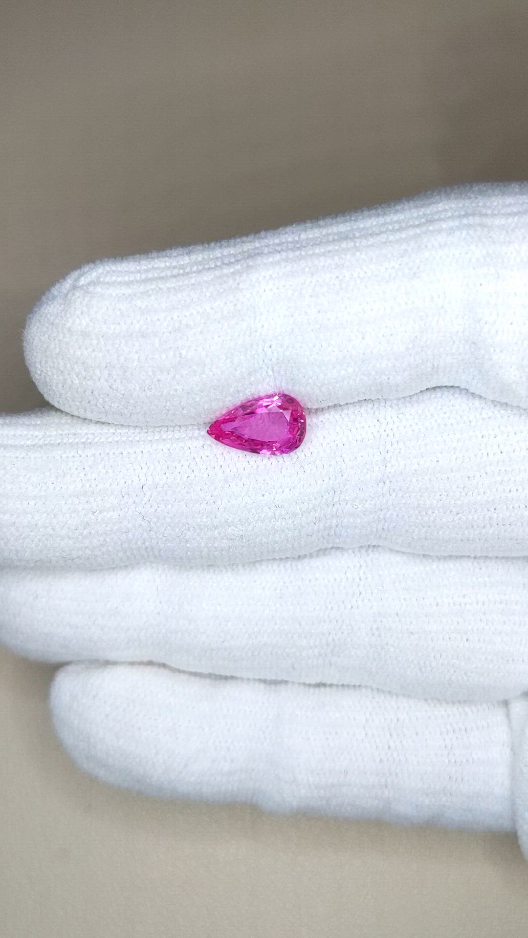 1.86 Ct. Pink Sapphire from Ceylon (Sri Lanka) Size Video