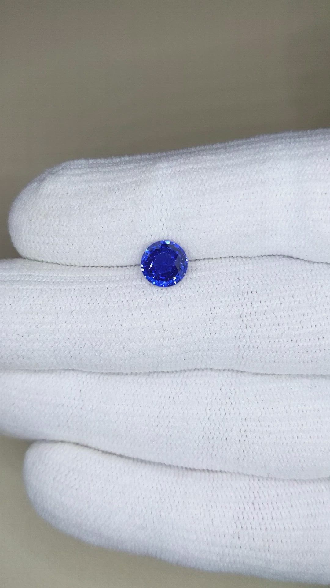 1.98 Ct. Blue Sapphire from Ceylon (Sri Lanka) Size Video