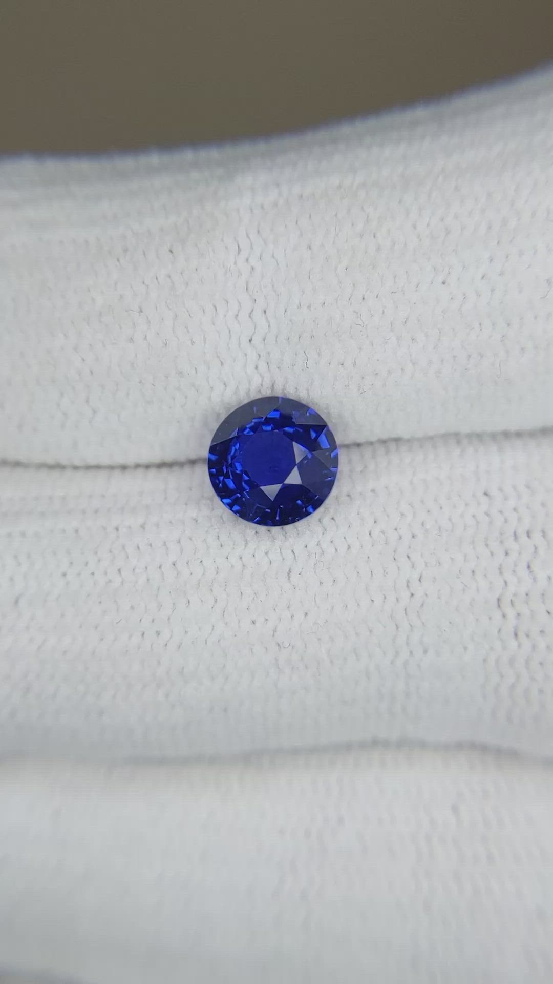 1.98 Ct. Blue Sapphire from Ceylon (Sri Lanka) Size Video