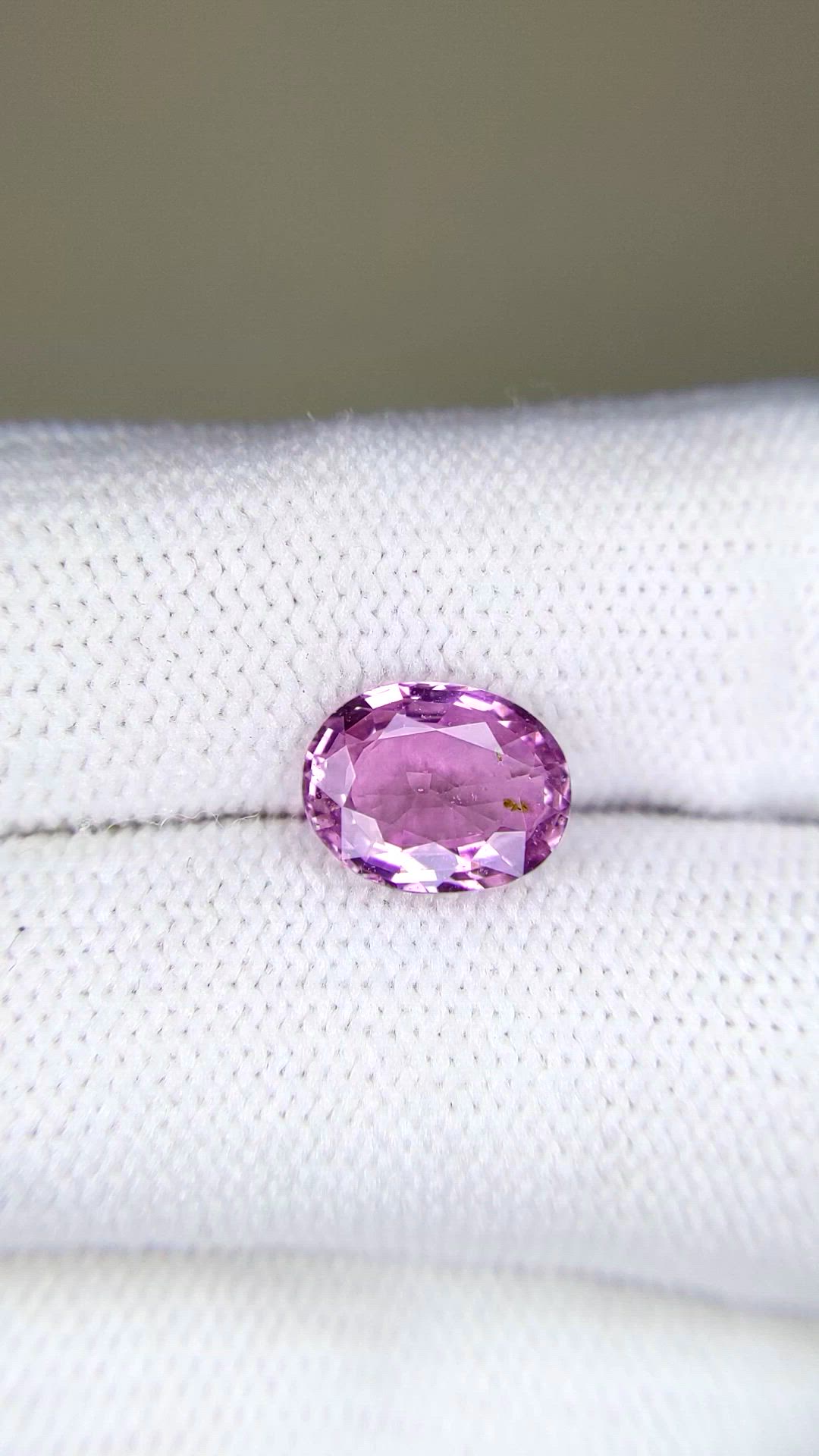 2.36 Ct. Purple Sapphire from Ceylon (Sri Lanka) Size Video