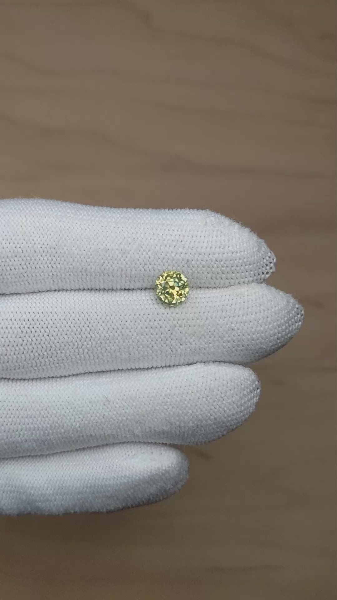 2.08 Ct. Bi Color Sapphire from Montana Size Video