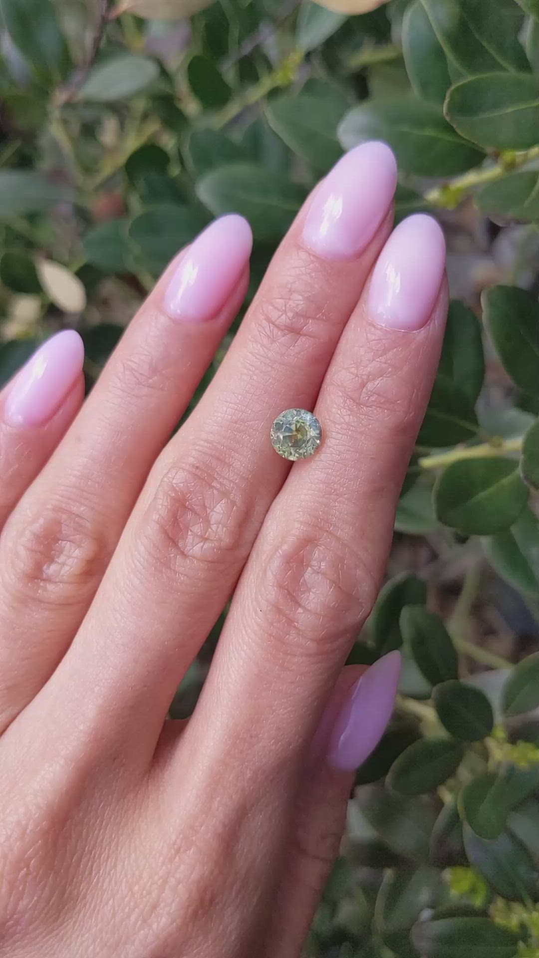 2.08 Ct. Bi Color Sapphire from Montana Size Video