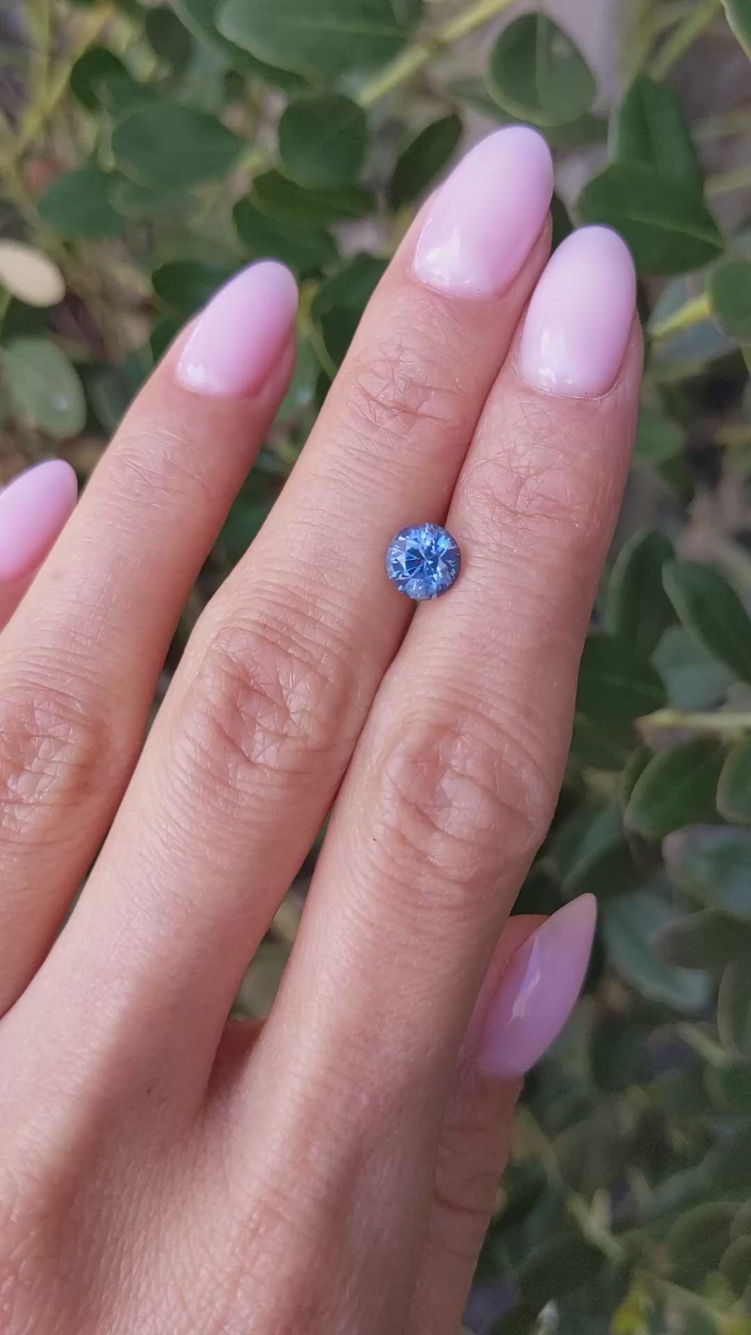 1.43 Ct. Blue Sapphire from Montana Size Video