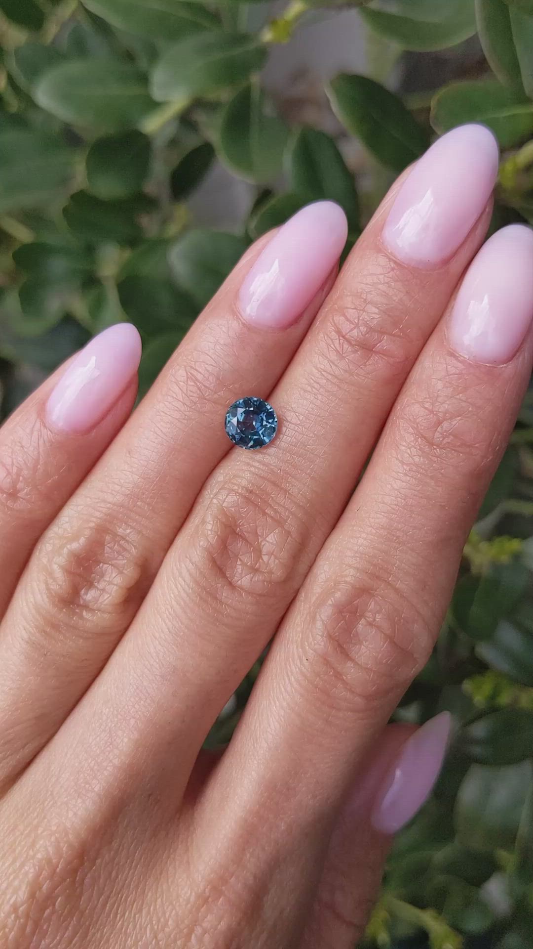1.41 Ct. Blue Sapphire from Montana Size Video