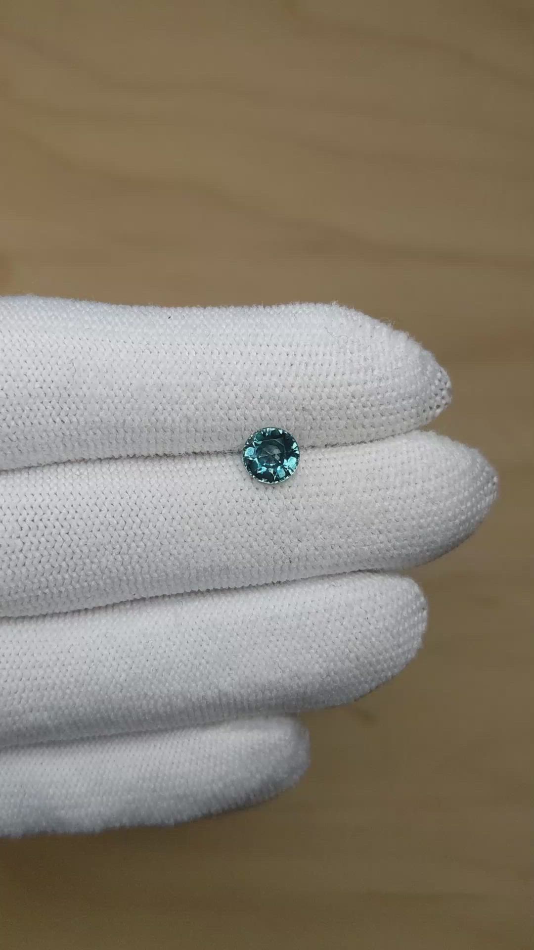 1.41 Ct. Blue Sapphire from Montana Size Video