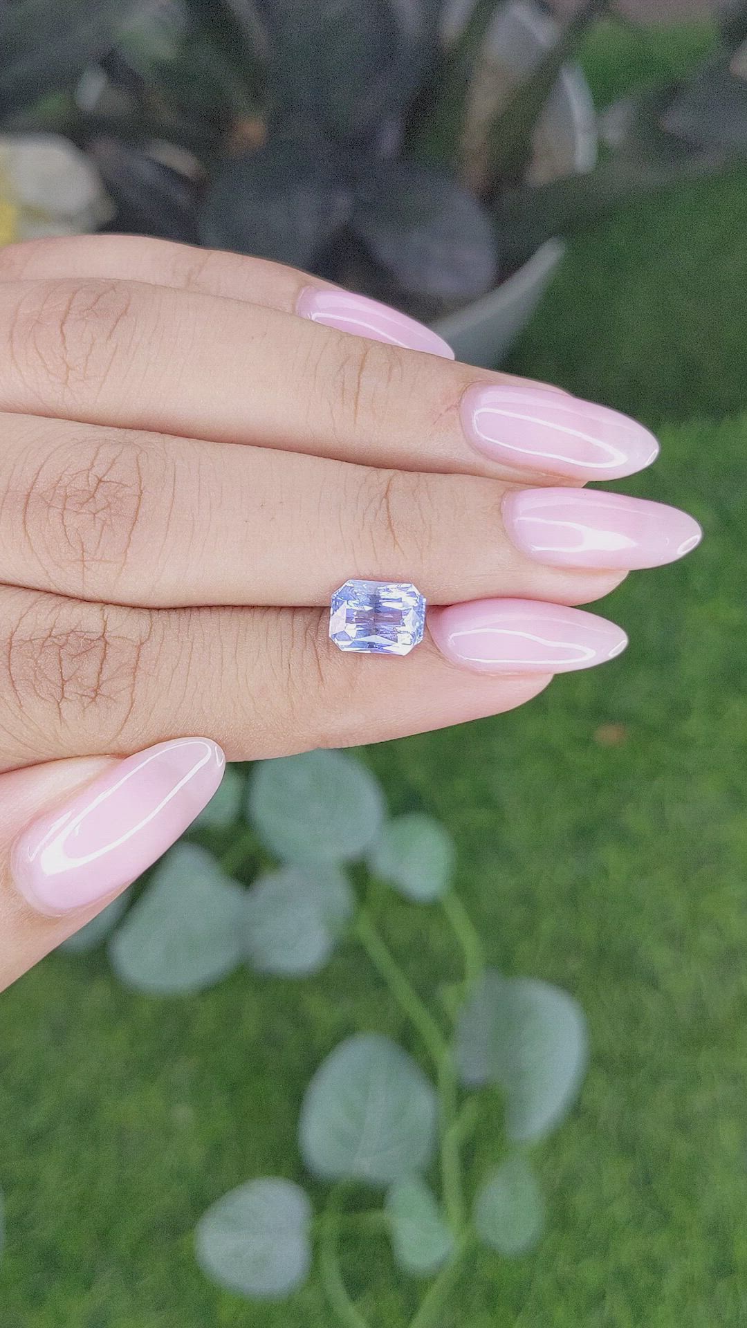2.31 Ct. Blue Sapphire from Tanzania Size Video
