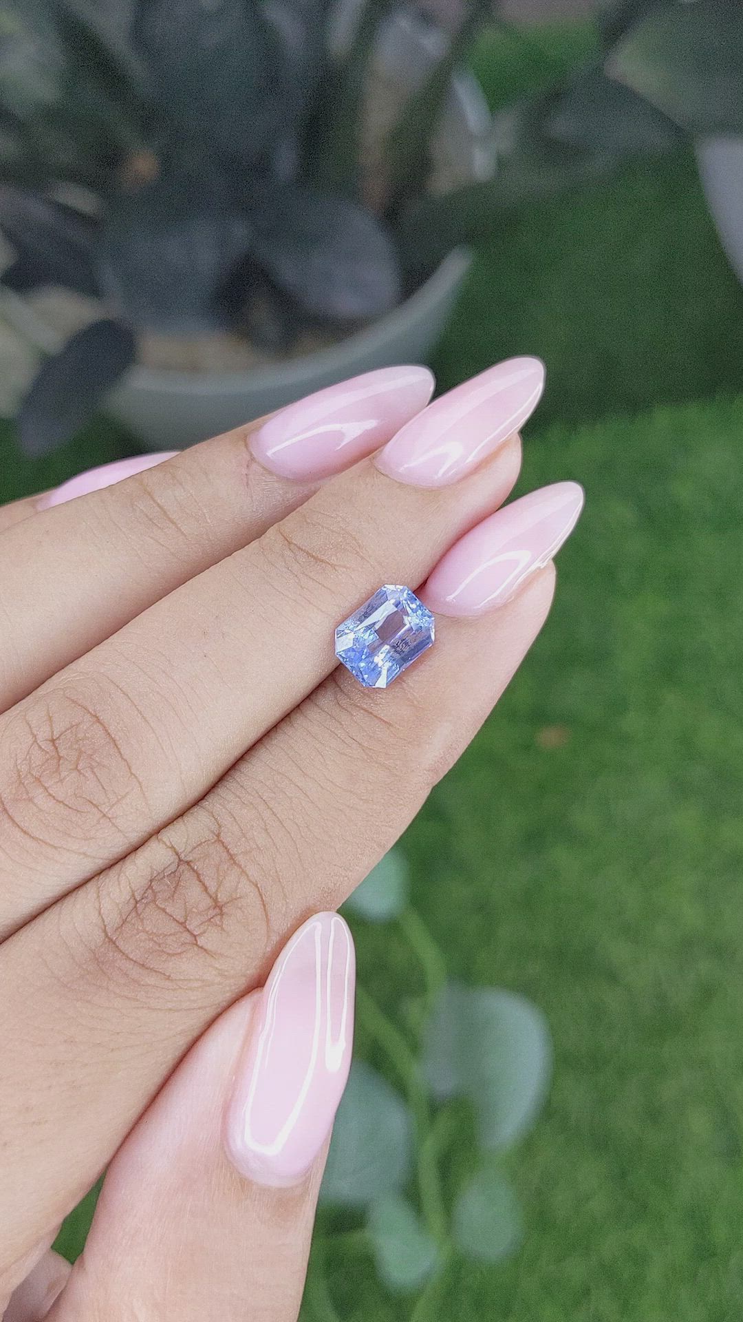 2.31 Ct. Blue Sapphire from Tanzania Size Video