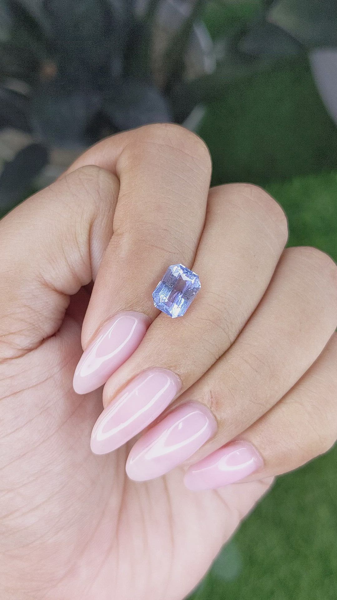 2.31 Ct. Blue Sapphire from Tanzania Size Video