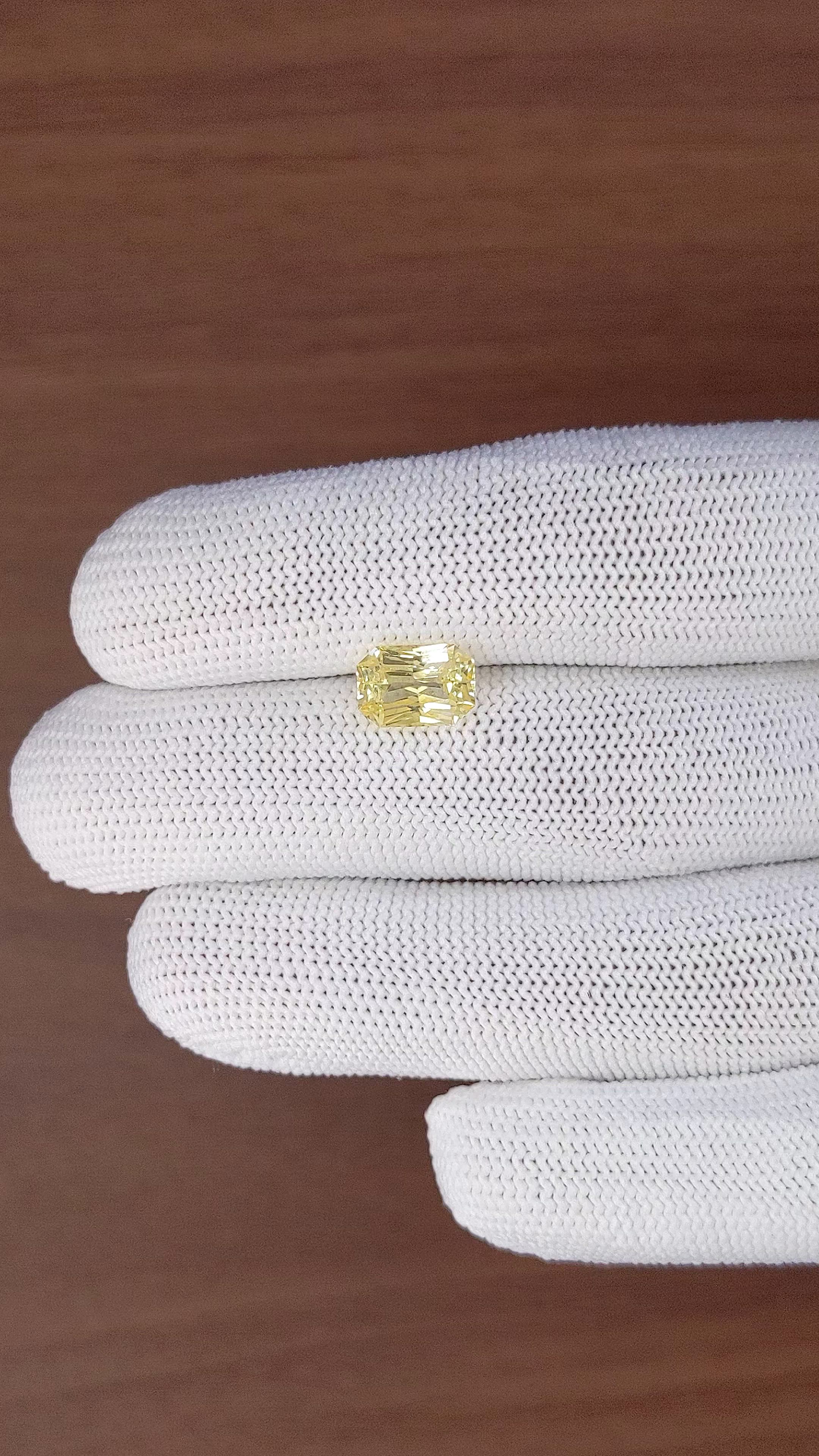 2.64 Ct. Yellow Sapphire from Tanzania Size Video