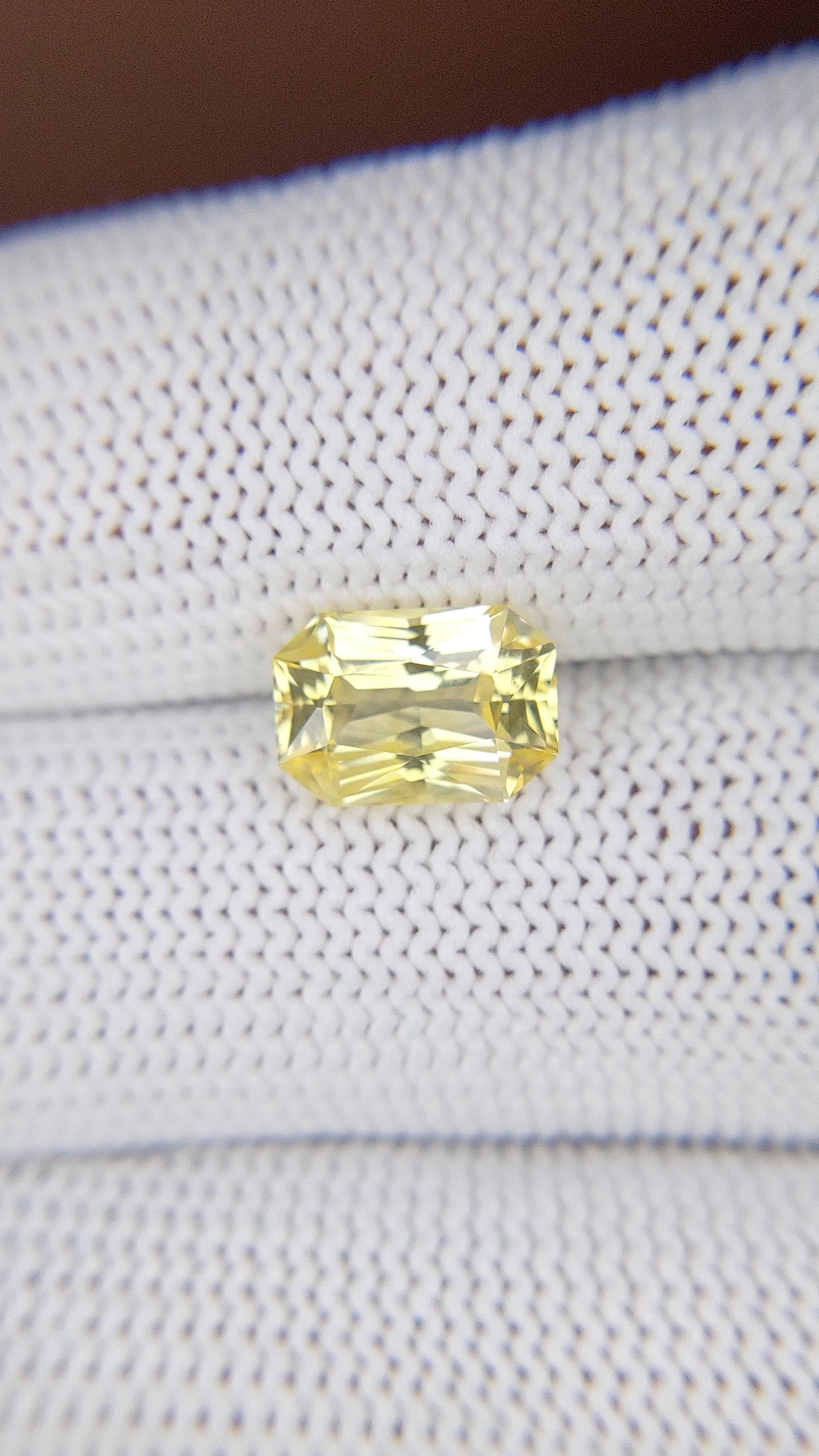2.64 Ct. Yellow Sapphire from Tanzania Size Video
