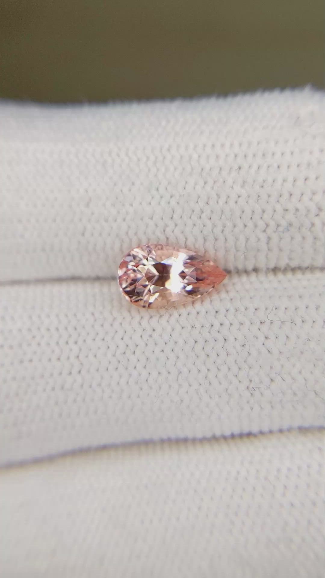 2.52 Ct. Padparadscha Sapphire from Madagascar Size Video