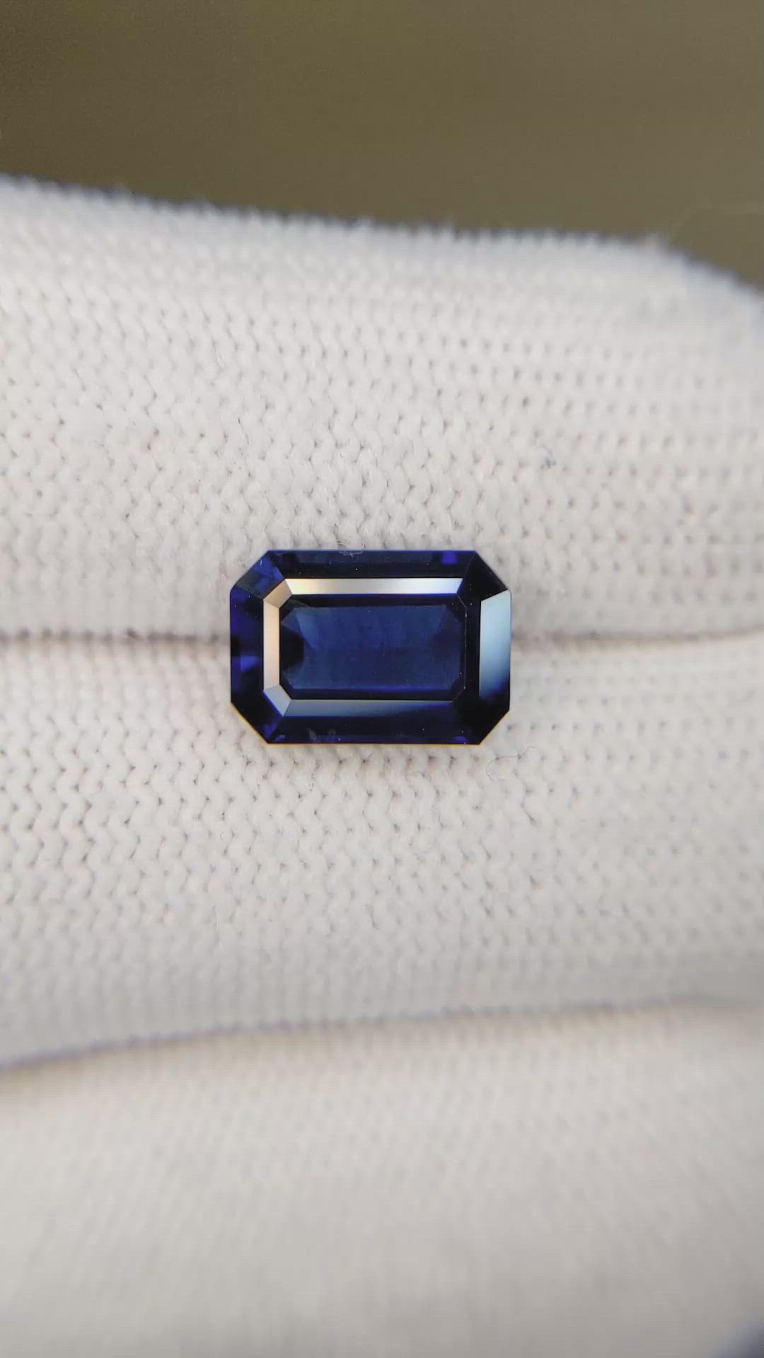 4.09 Ct. Blue Sapphire from West Africa Size Video