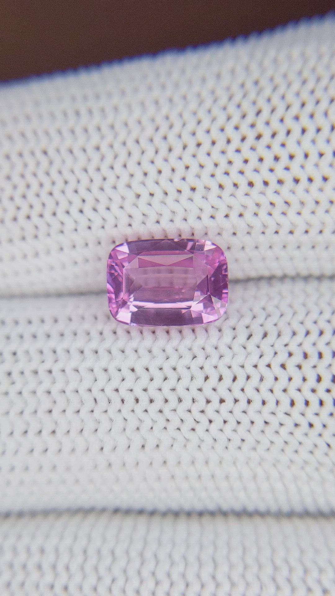 2.56 Ct. Pink Sapphire from Madagascar Size Video