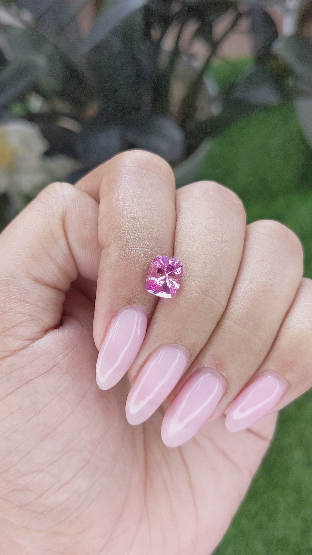 2.07 Ct. Pink Sapphire from Madagascar Size Video