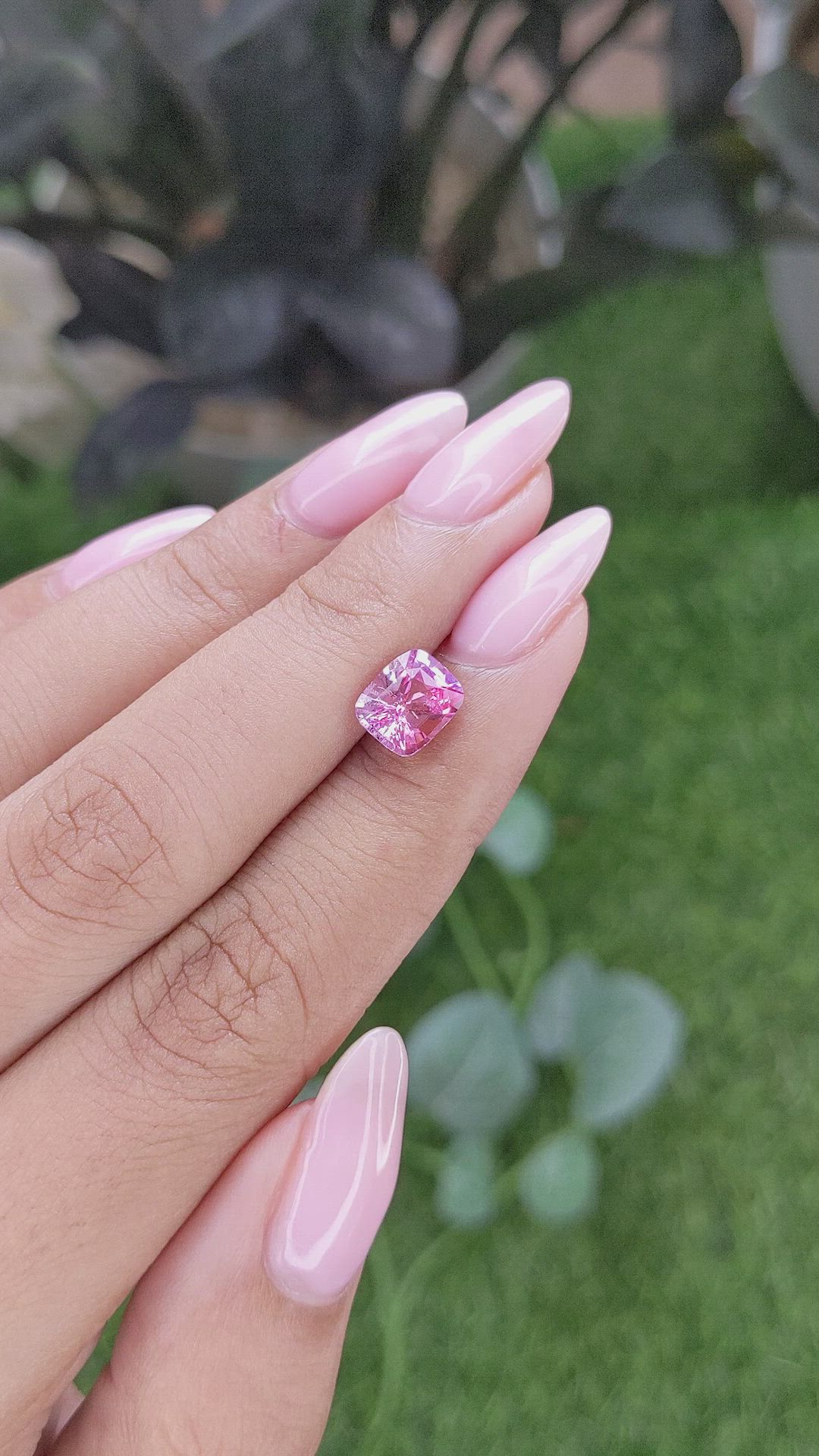 2.07 Ct. Pink Sapphire from Madagascar Size Video