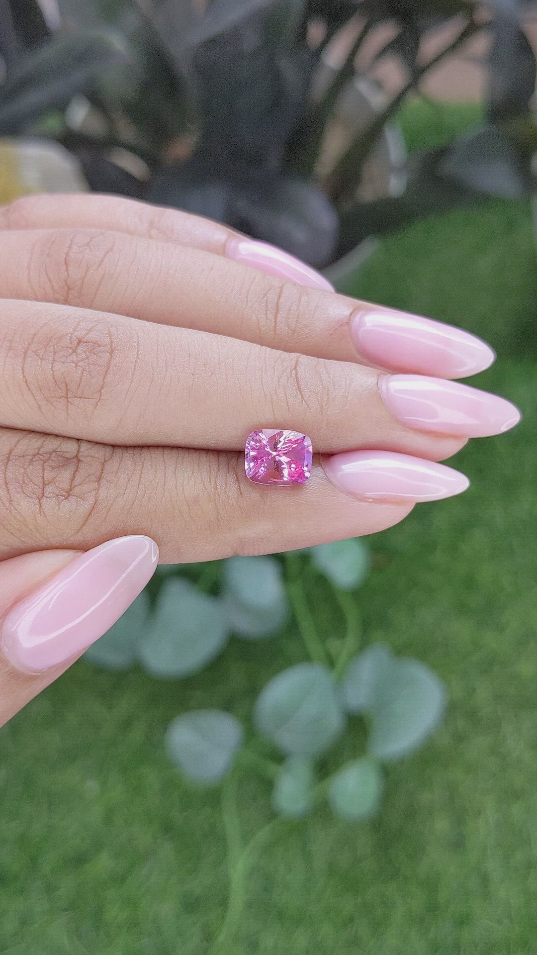 2.07 Ct. Pink Sapphire from Madagascar Size Video