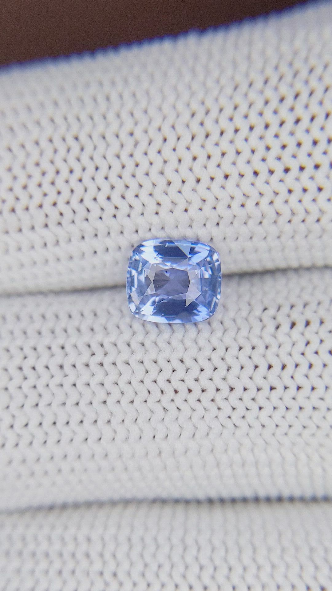 1.60 Ct. Blue Sapphire from Madagascar Size Video