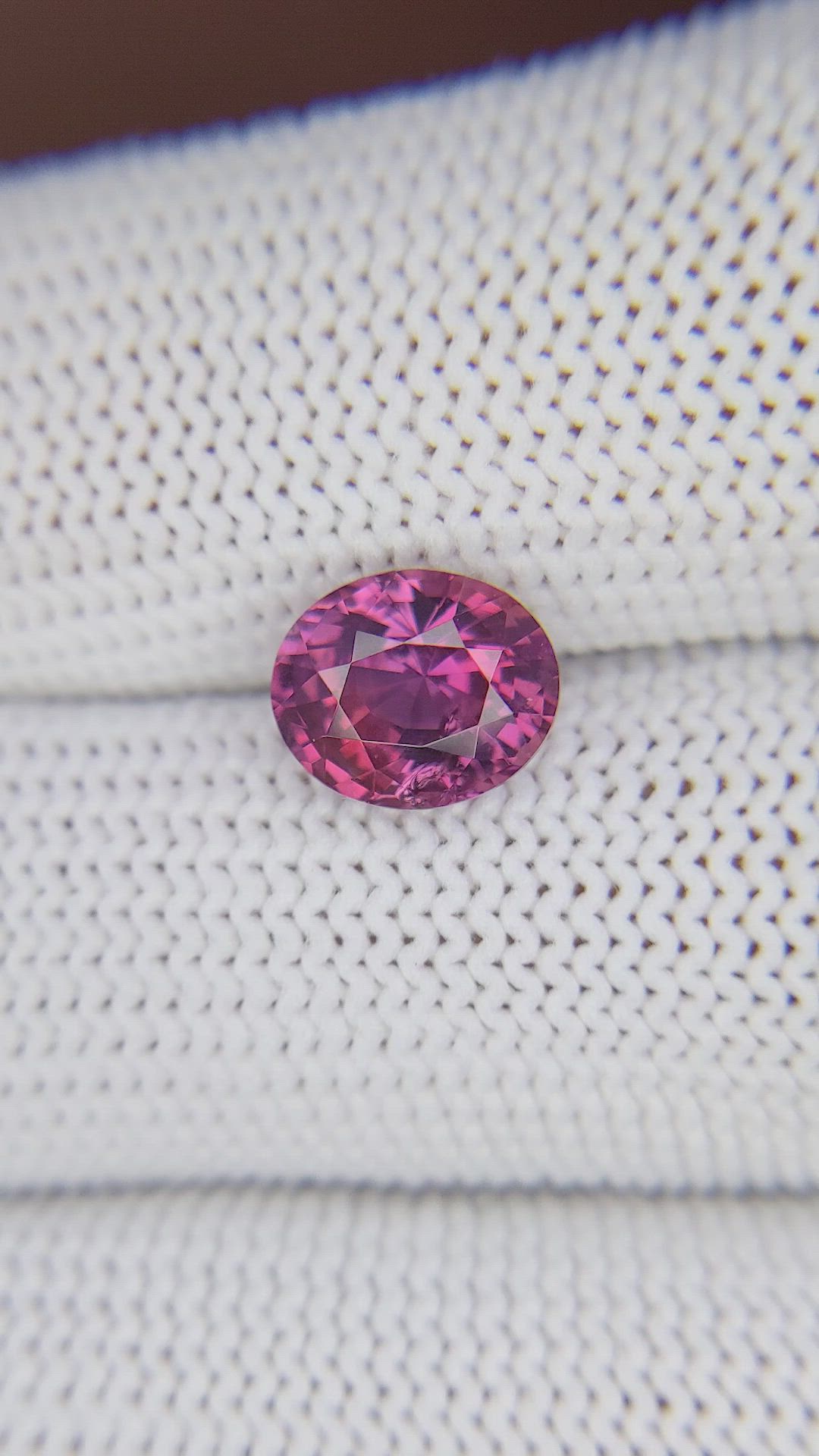 2.52 Ct. Purplish Pink Sapphire from Madagascar Size Video