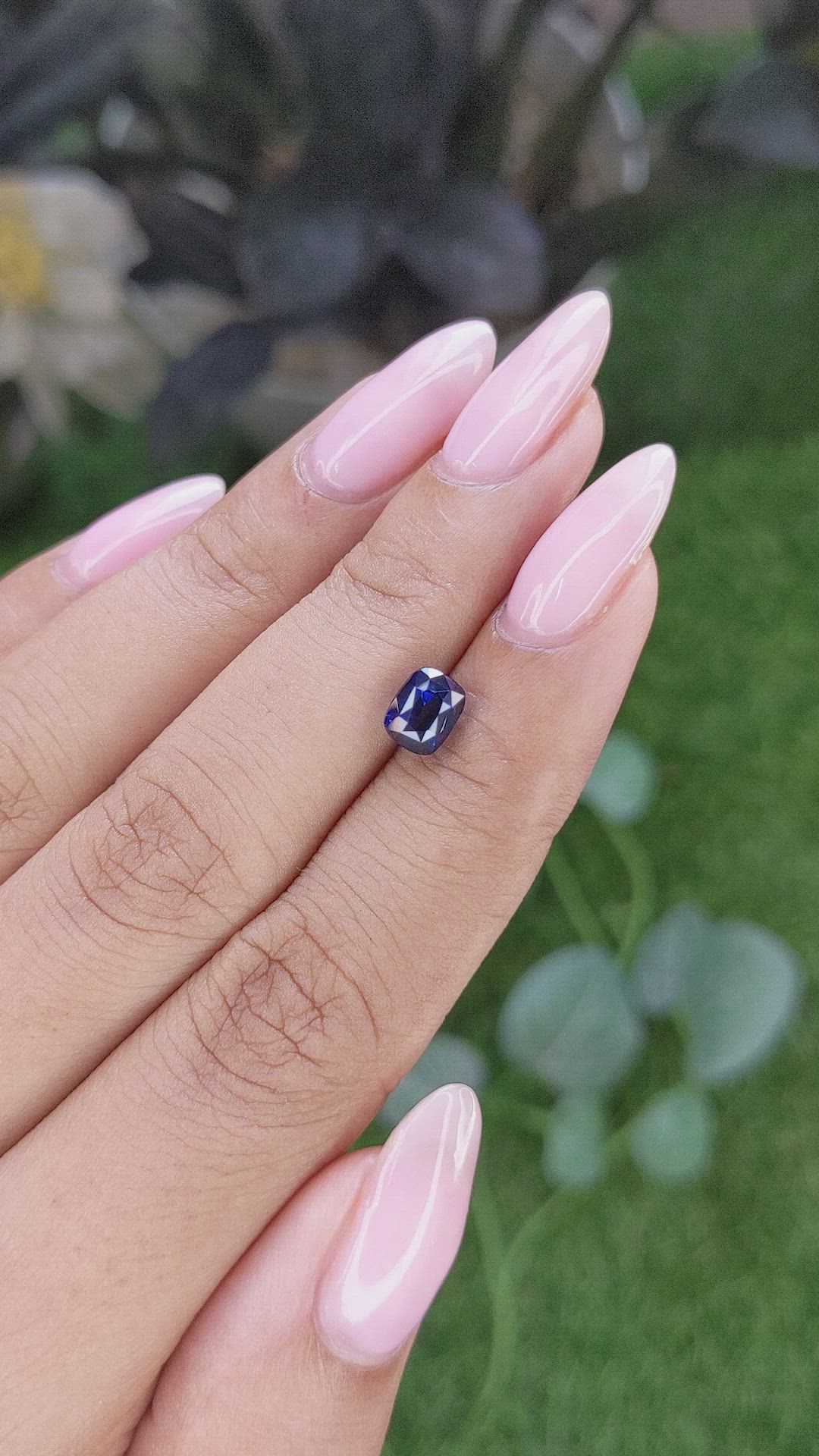 1.59 Ct. Blue Sapphire from Madagascar Size Video