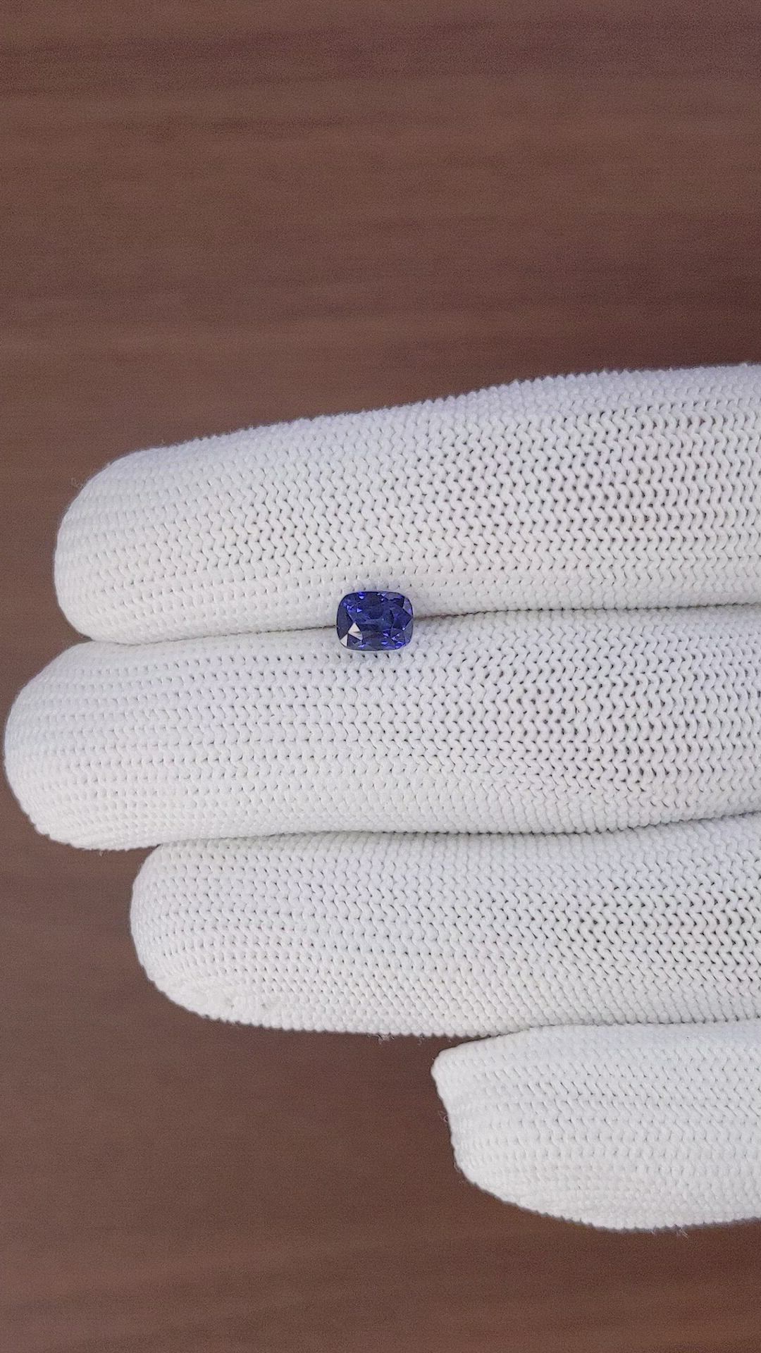 1.59 Ct. Blue Sapphire from Madagascar Size Video