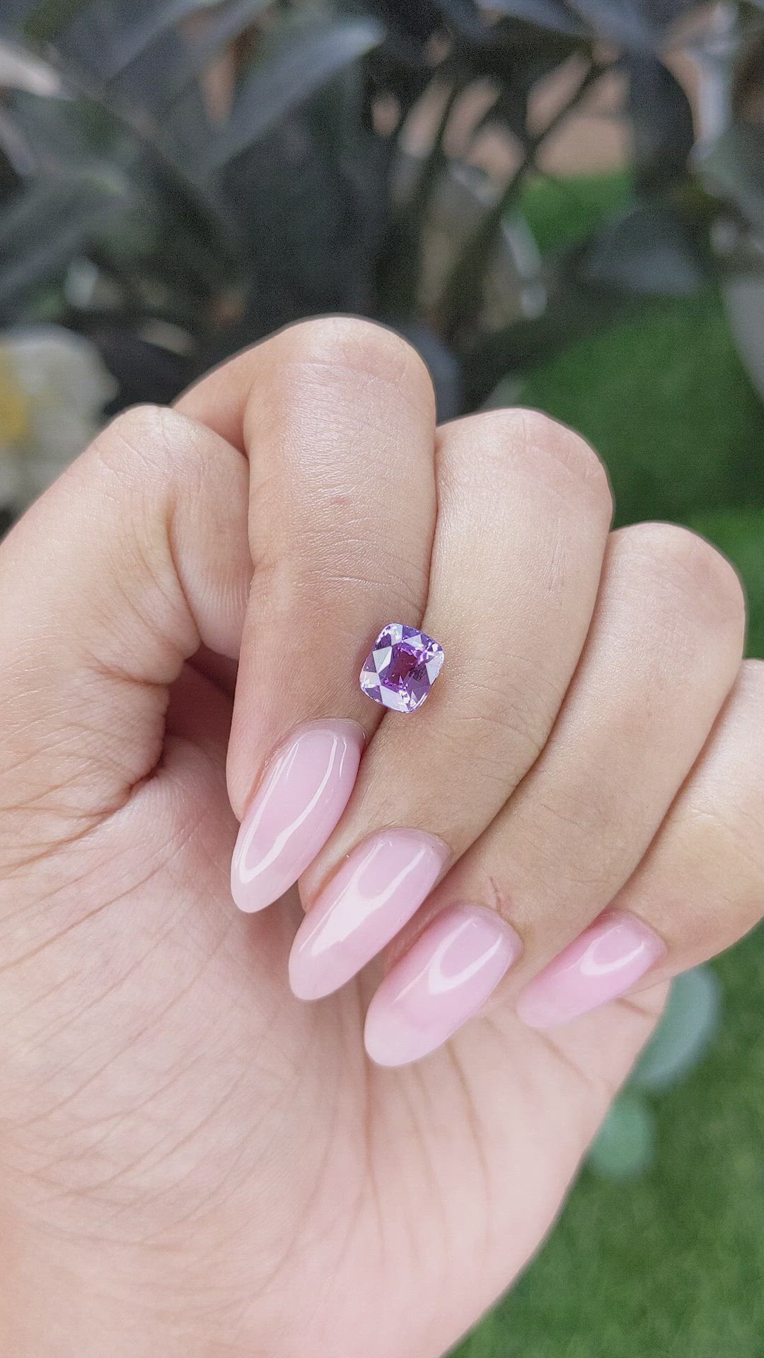 1.53 Ct. Purple Sapphire from Madagascar Size Video