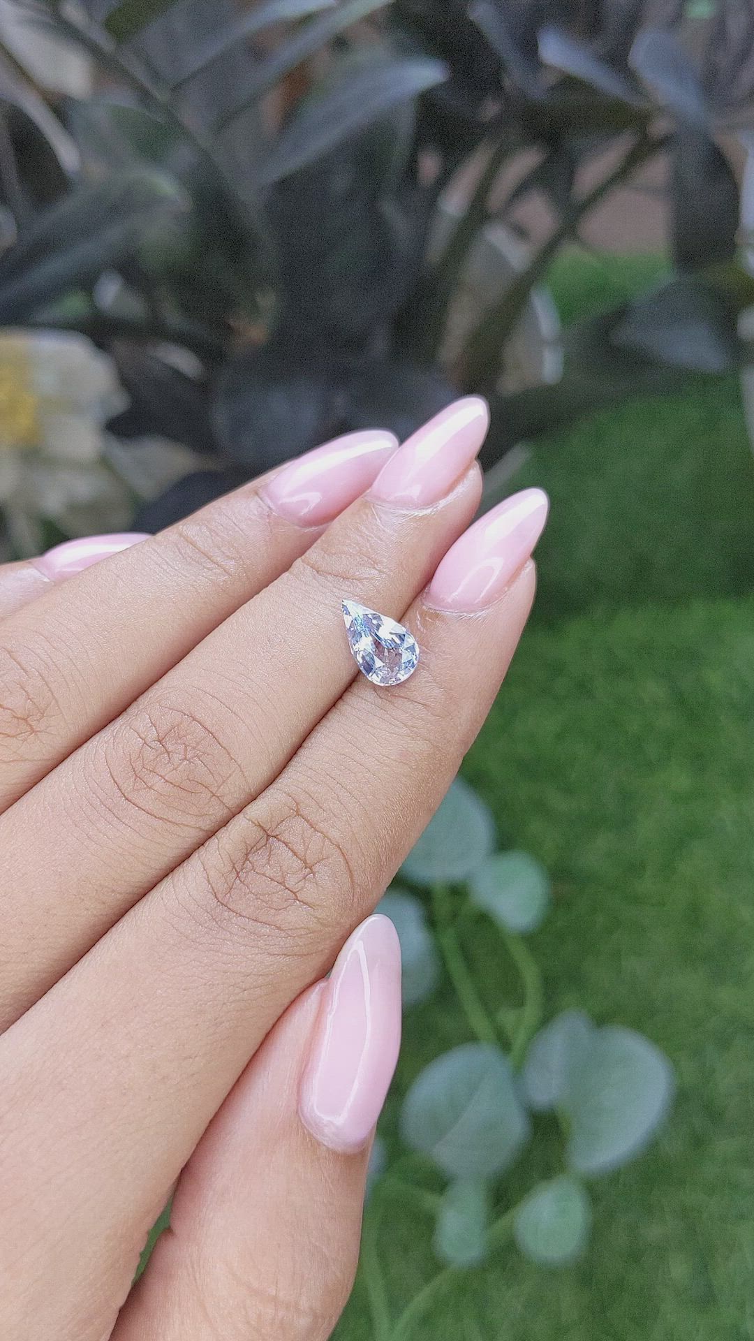 2.03 Ct. Blue Sapphire from Madagascar Size Video