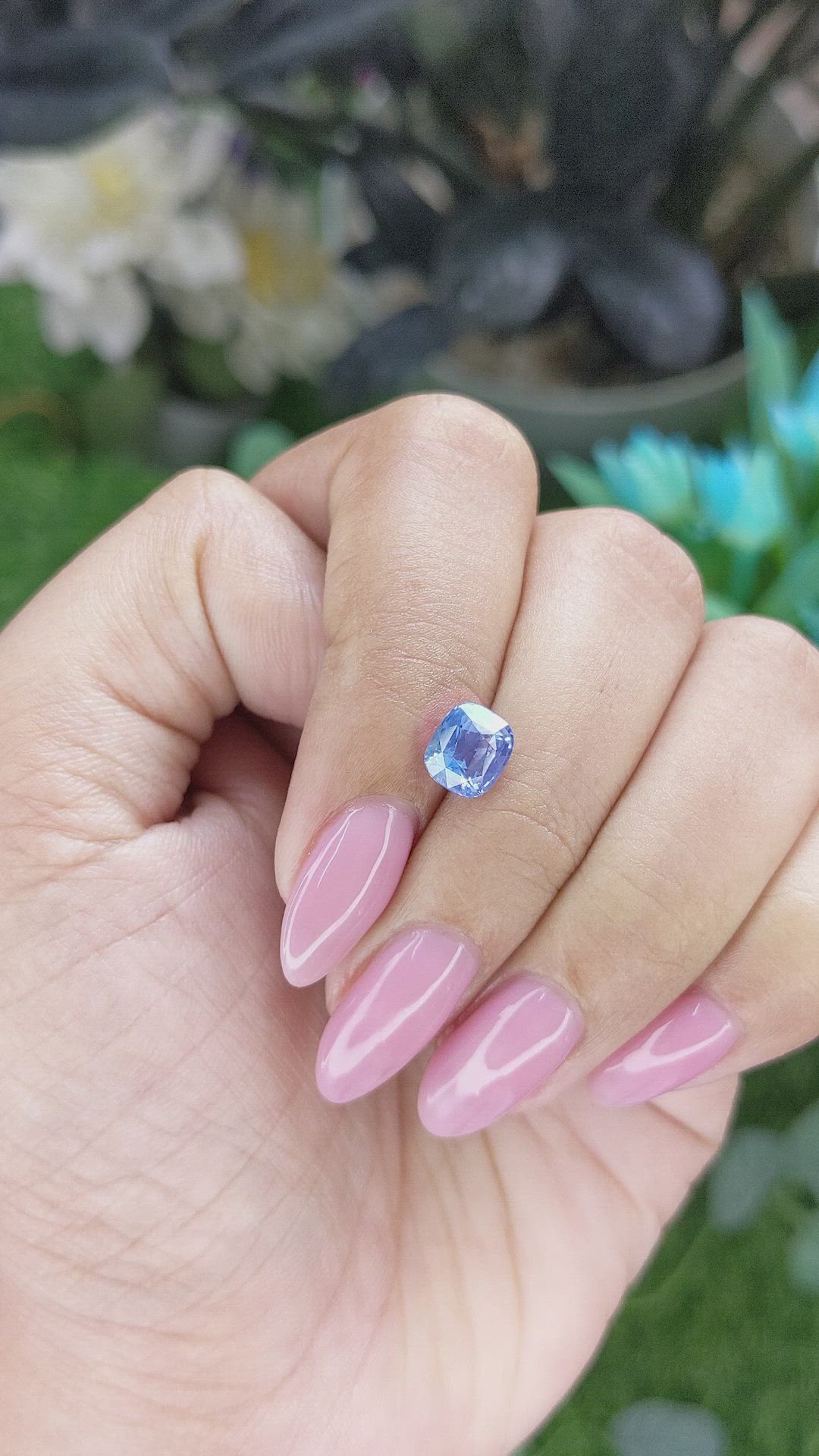 2.02 Ct. Blue Sapphire from Tanzania Size Video