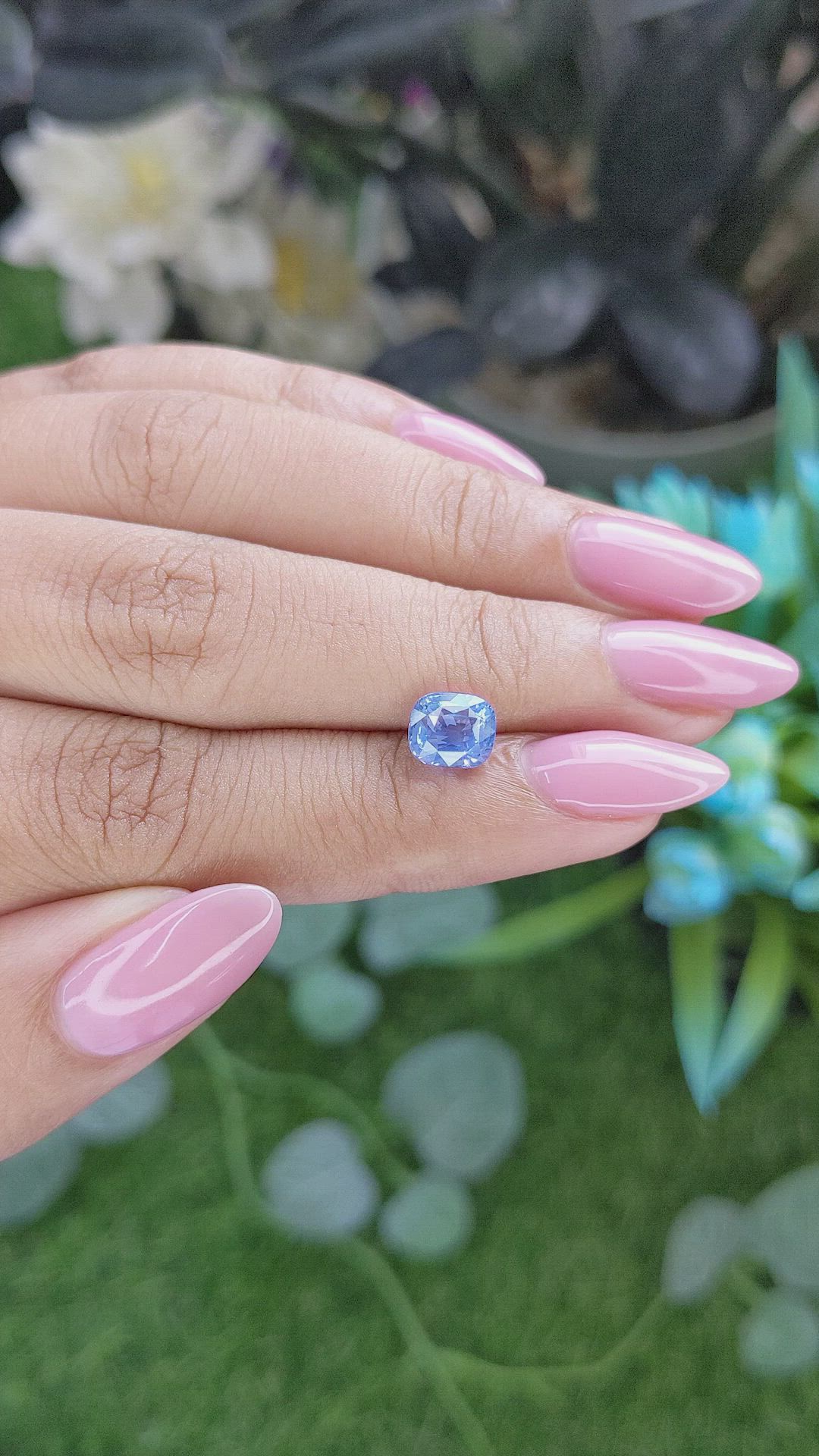 2.02 Ct. Blue Sapphire from Tanzania Size Video