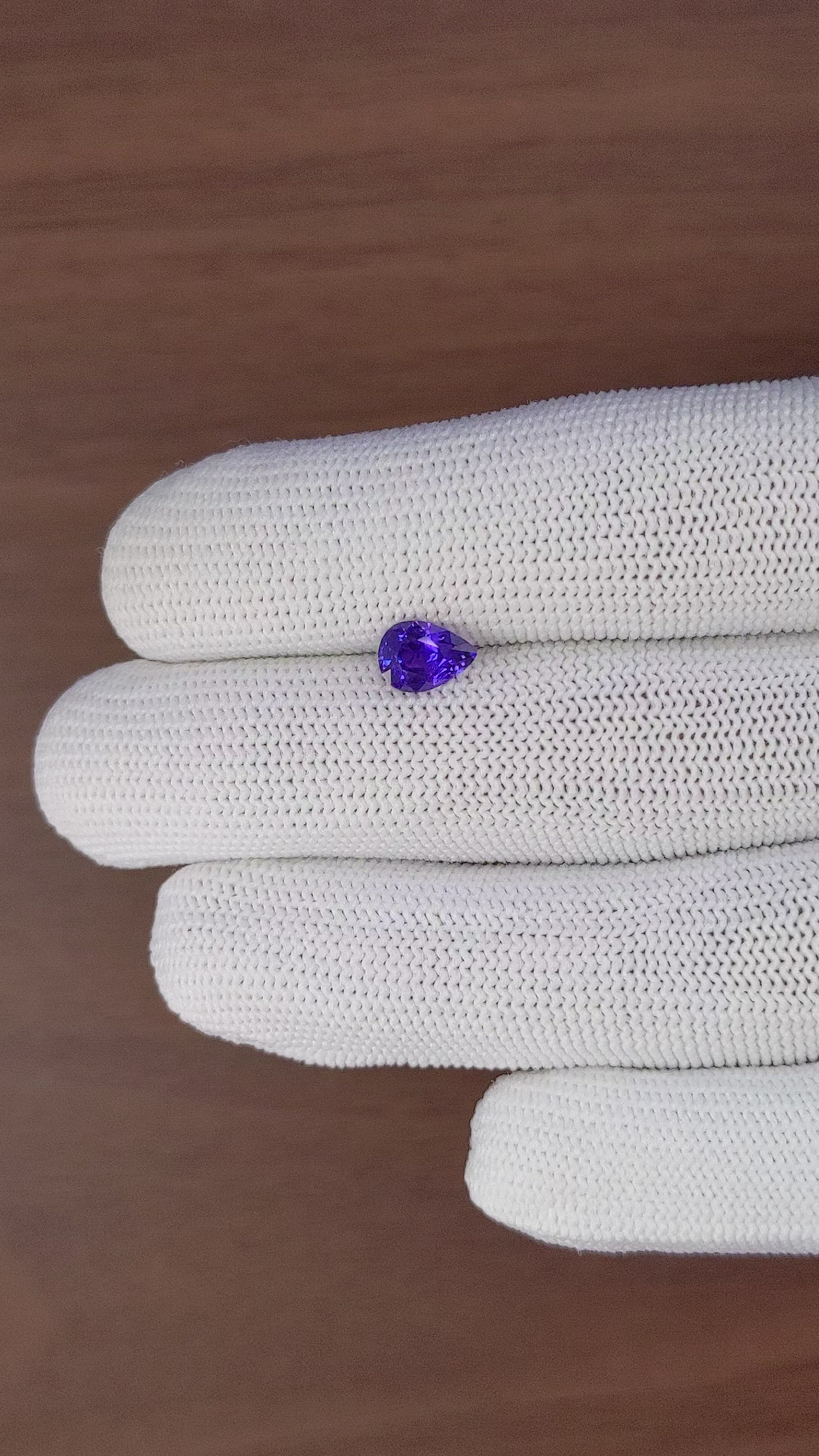 1.26 Ct. Color Change Sapphire from Tanzania Size Video