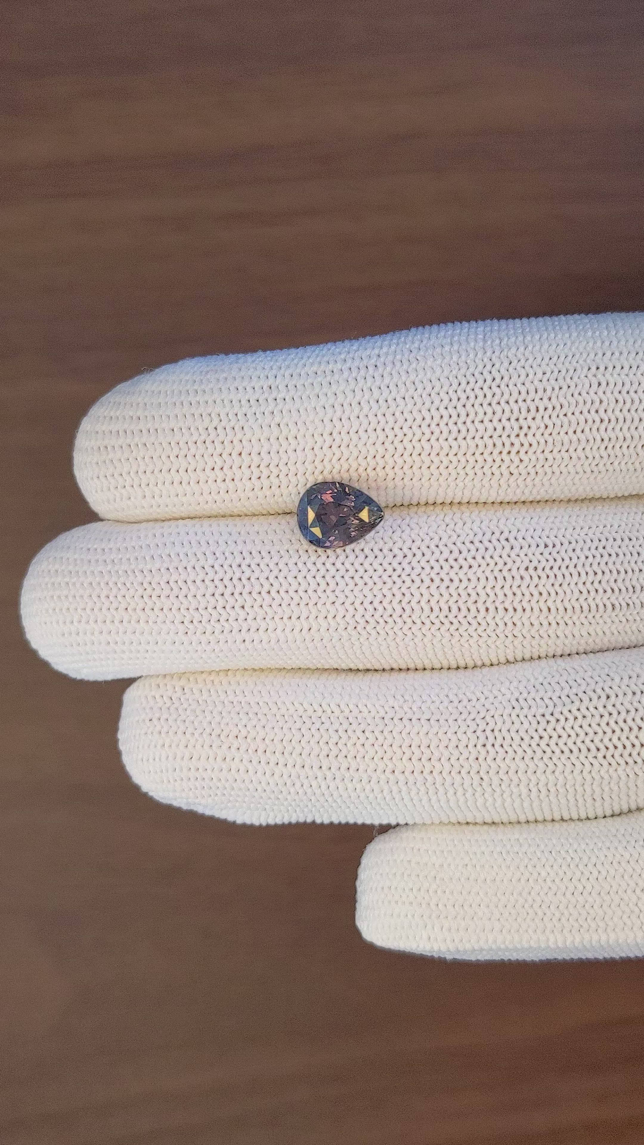 2.57 Ct. Color Change Sapphire from Tanzania Size Video