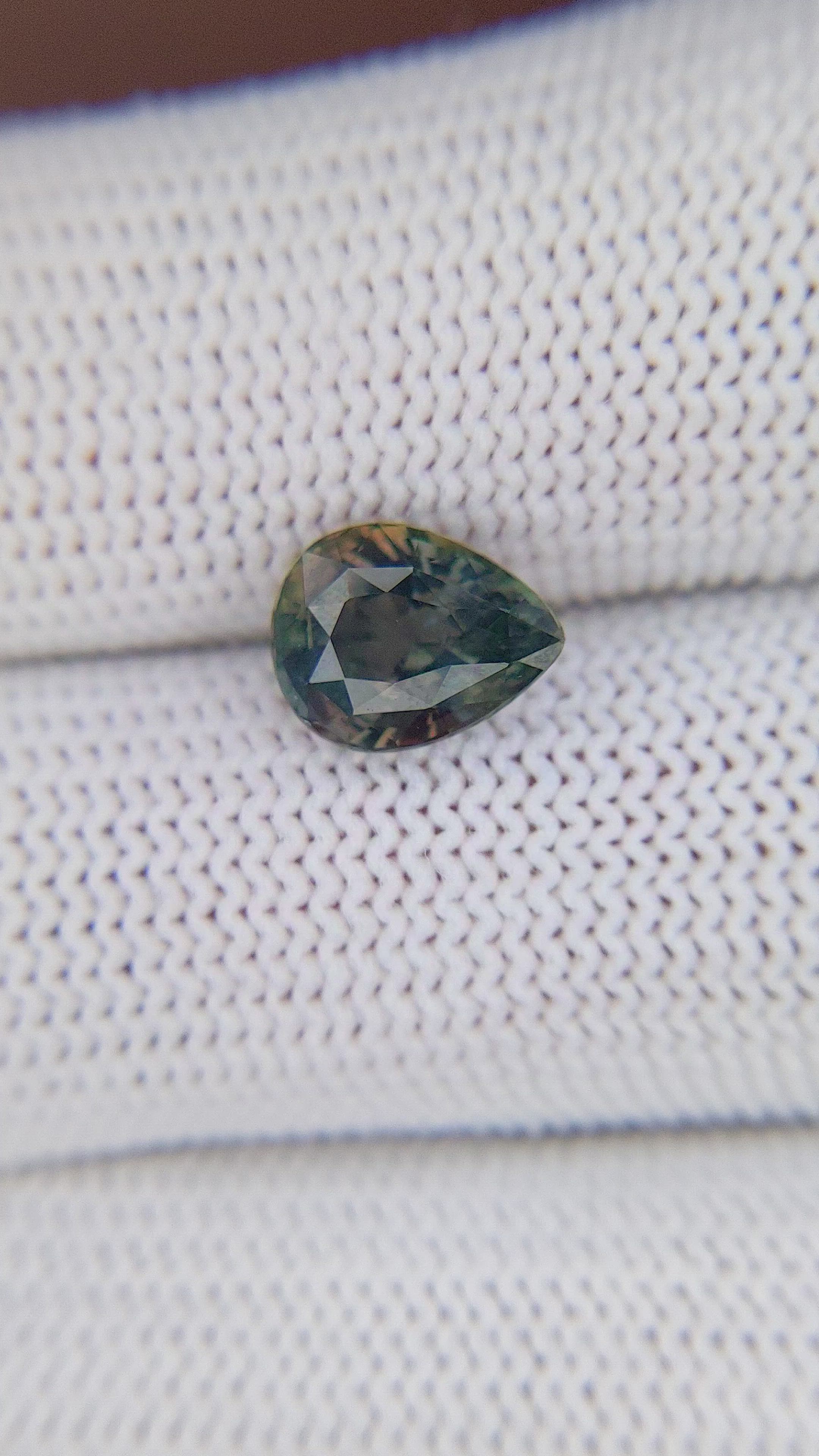 2.57 Ct. Color Change Sapphire from Tanzania Size Video