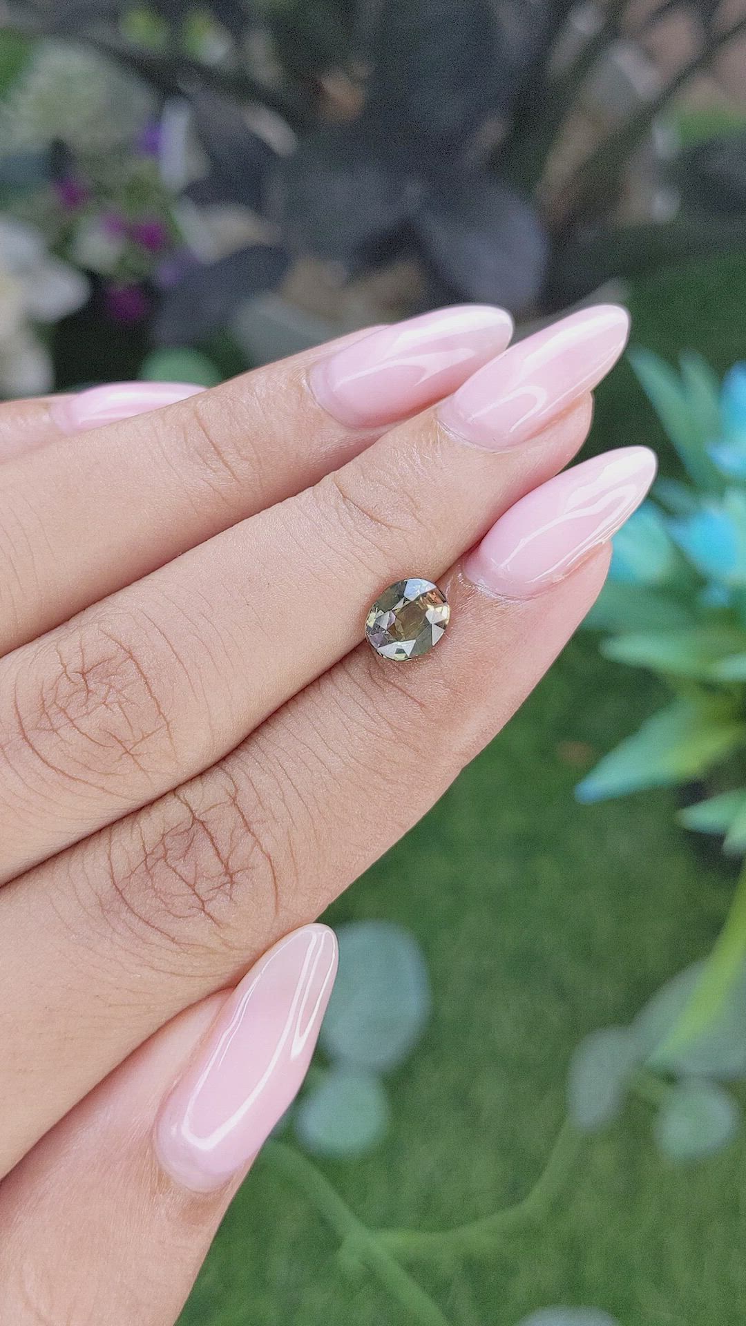 1.57 Ct. Bi Color Sapphire from Tanzania Size Video