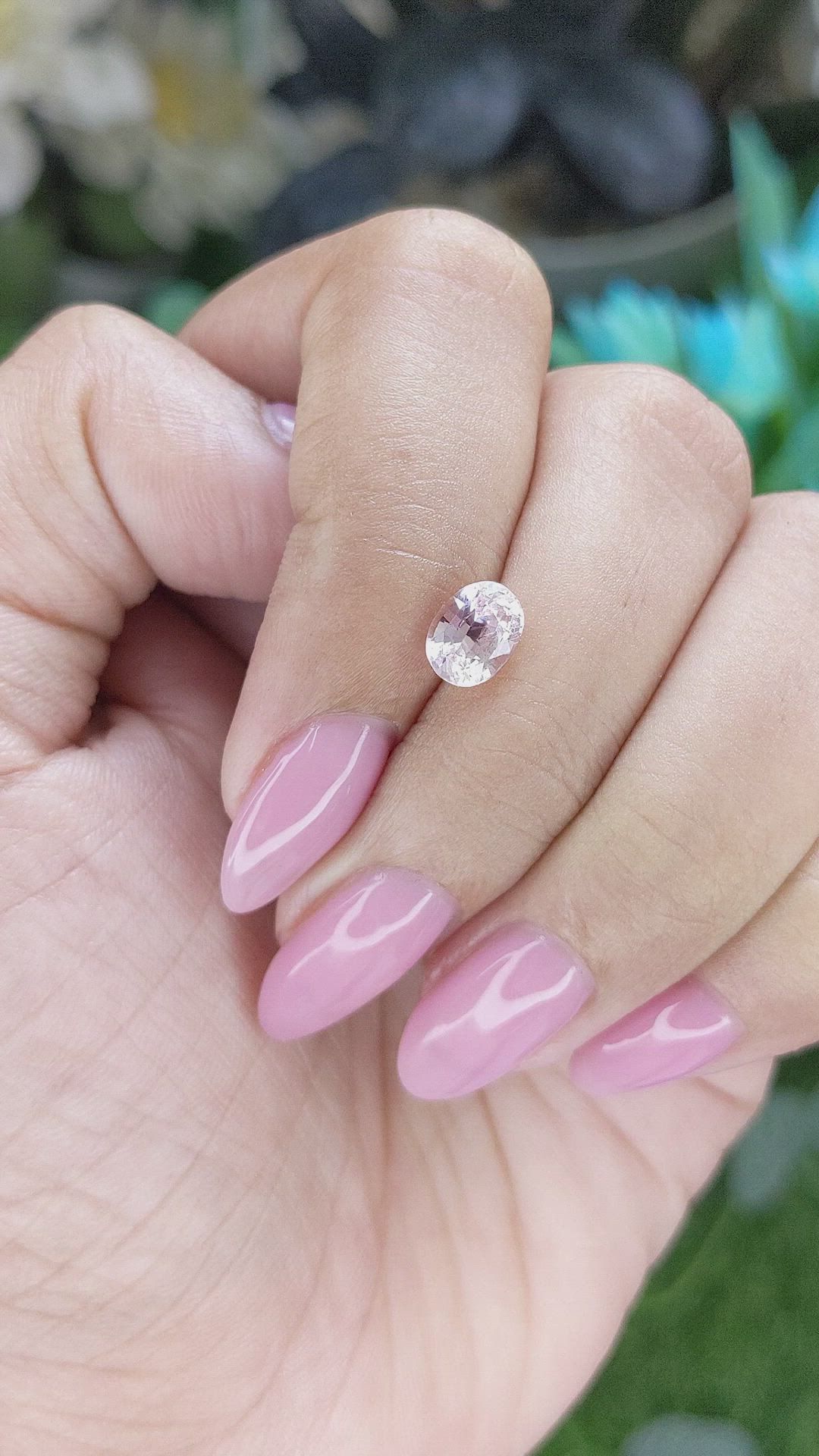 1.46 Ct. Peach Sapphire from Tanzania Size Video