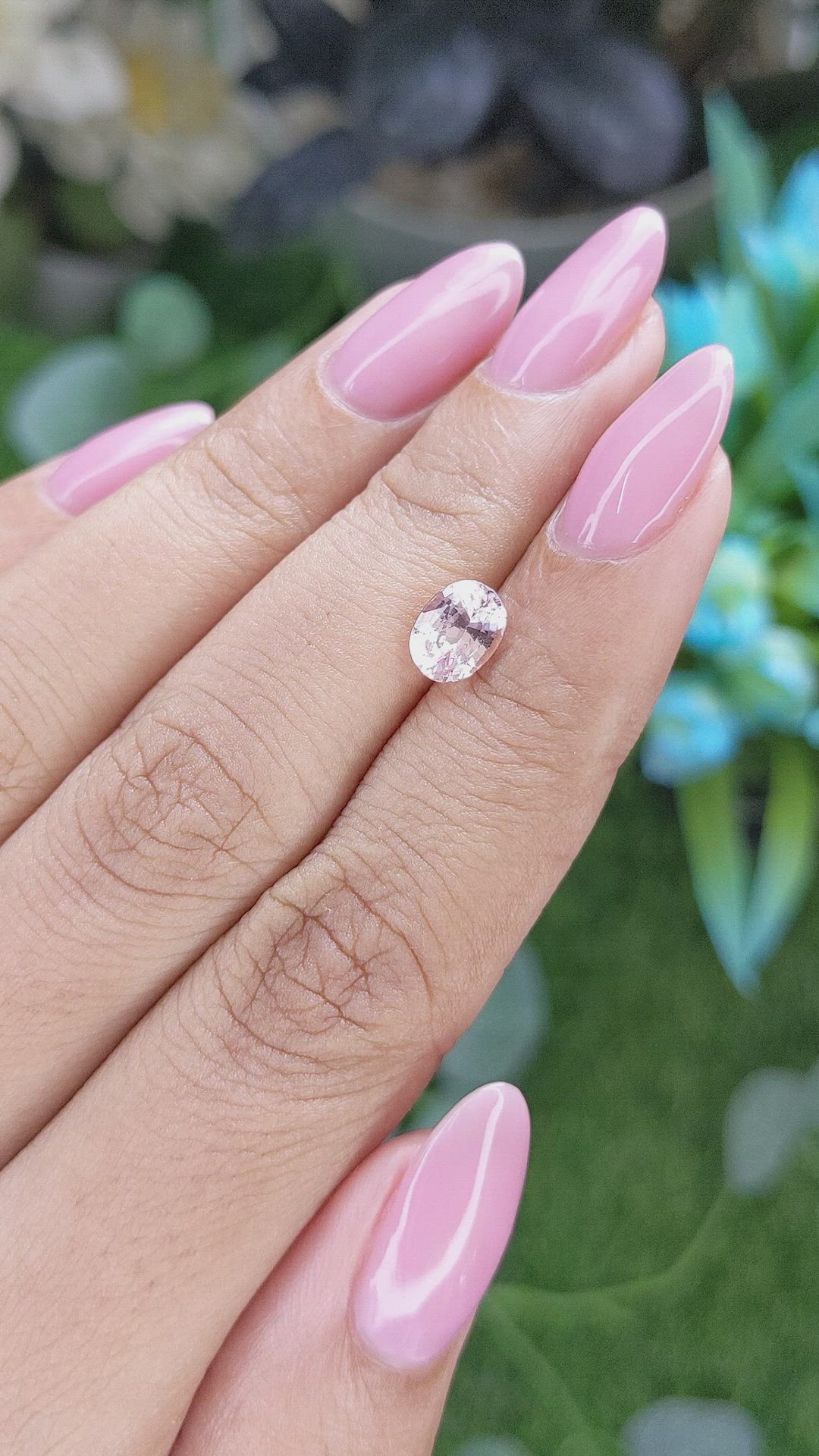 1.46 Ct. Peach Sapphire from Tanzania Size Video