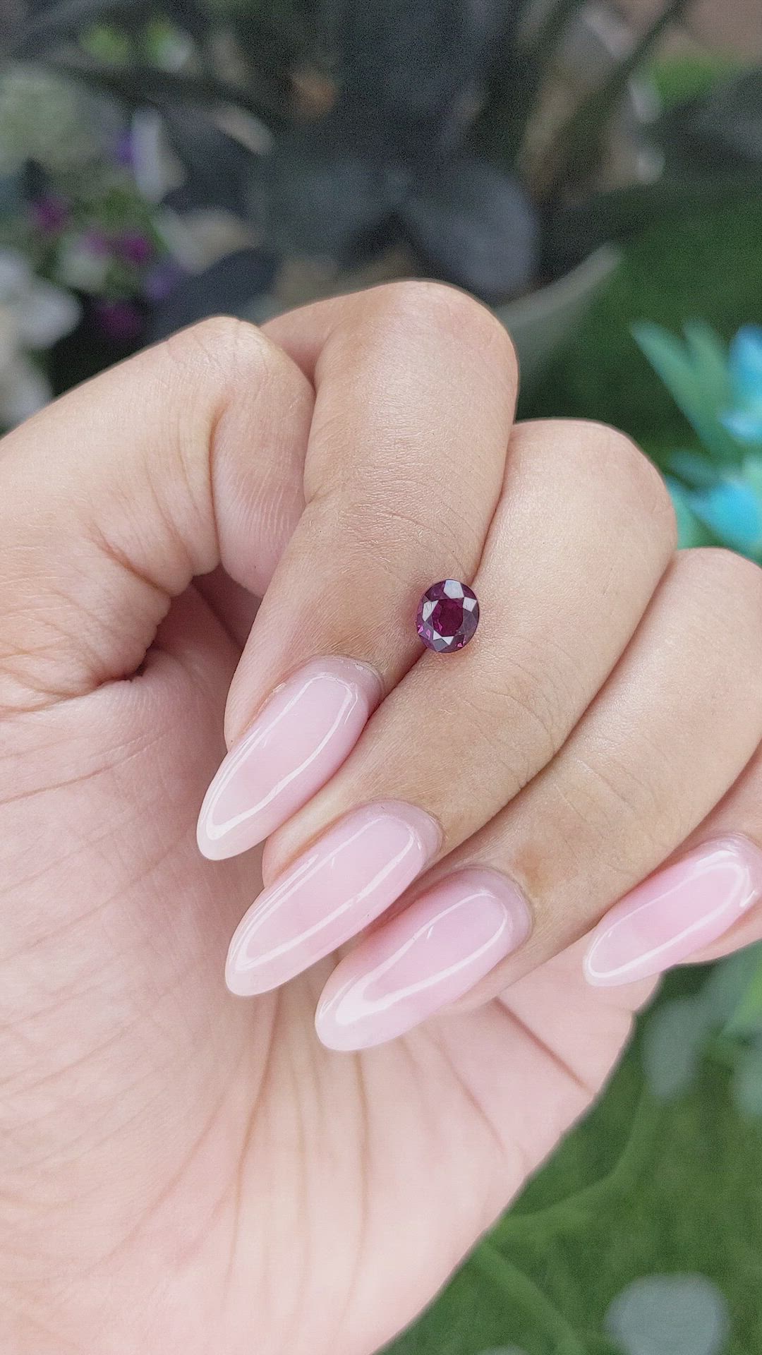1.01 Ct. Purplish Pink Sapphire from Tanzania Size Video
