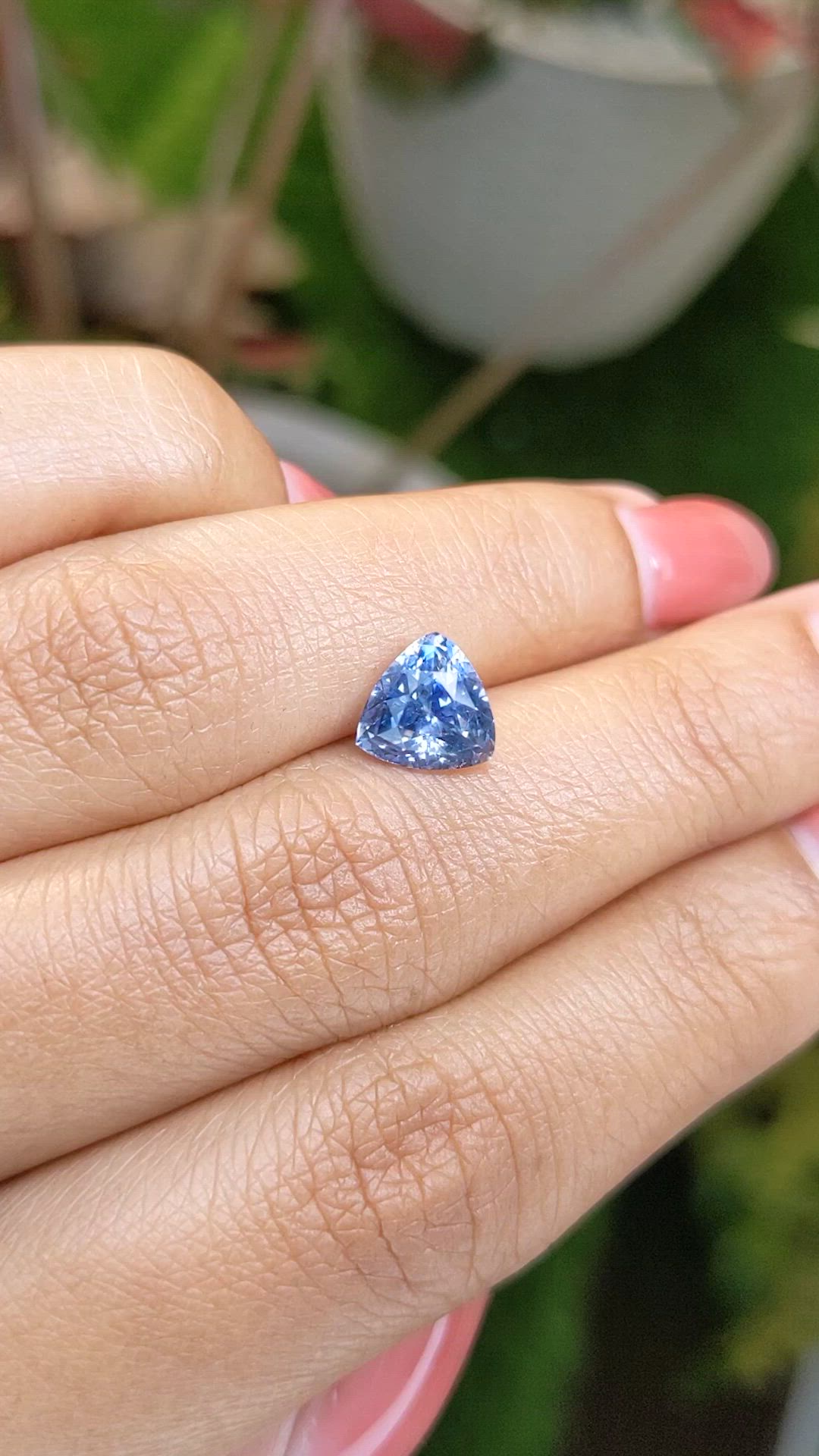 2.61 Ct. Blue Sapphire from Ceylon (Sri Lanka) Size Video