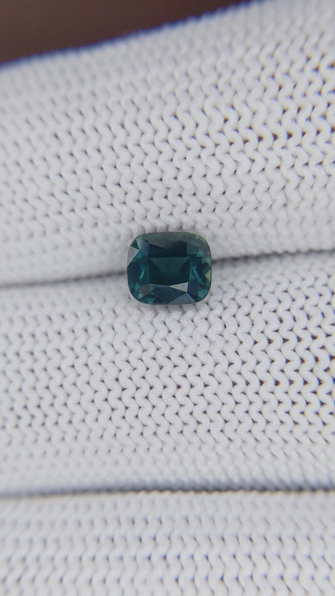 1.41 Ct. Bluish Green Sapphire from Africa Size Video