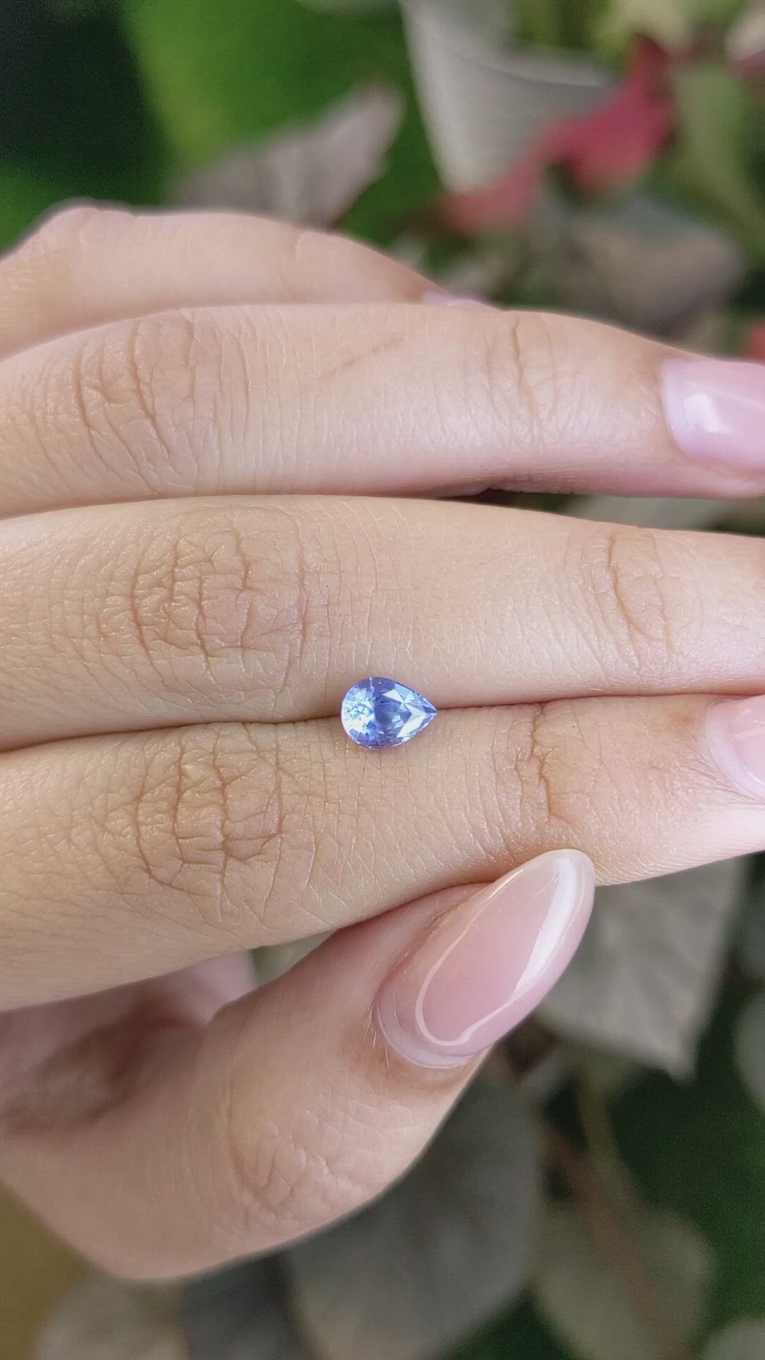 0.84 Ct. Blue Sapphire from Ceylon (Sri Lanka) Size Video