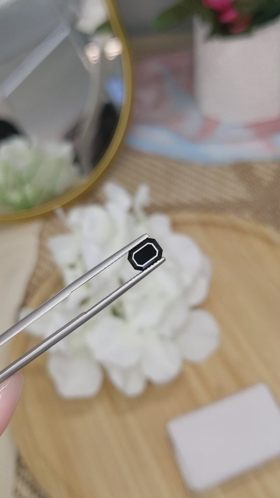 1.55 Ct. Blue Sapphire from Ceylon (Sri Lanka) Size Video