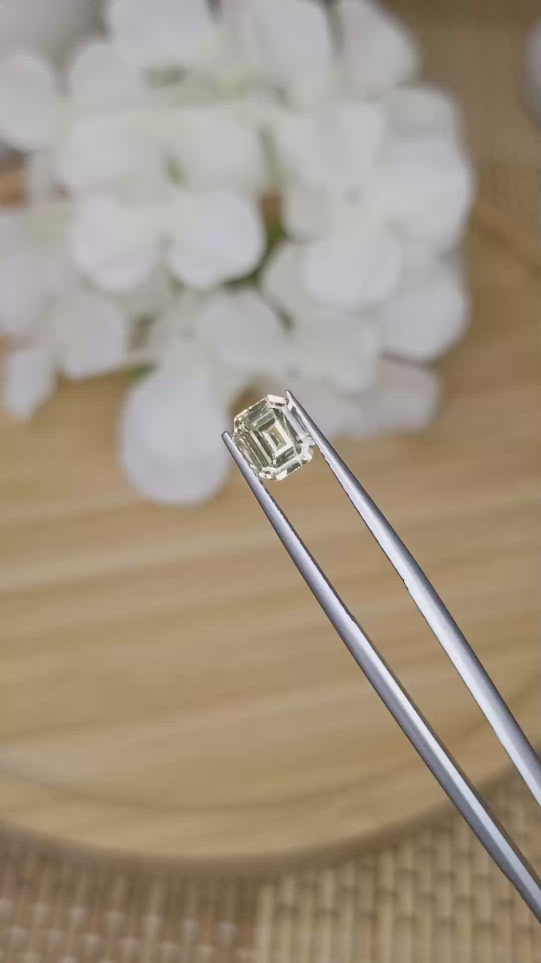 1.52 Ct. Yellow Sapphire from Ceylon (Sri Lanka) Size Video